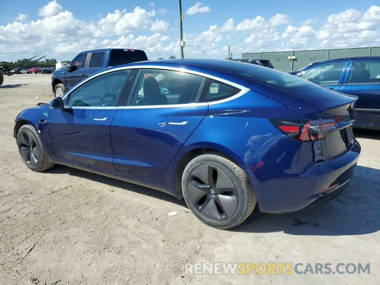 2 Photograph of a damaged car 5YJ3E1EA3KF299252 TESLA MODEL 3 2019