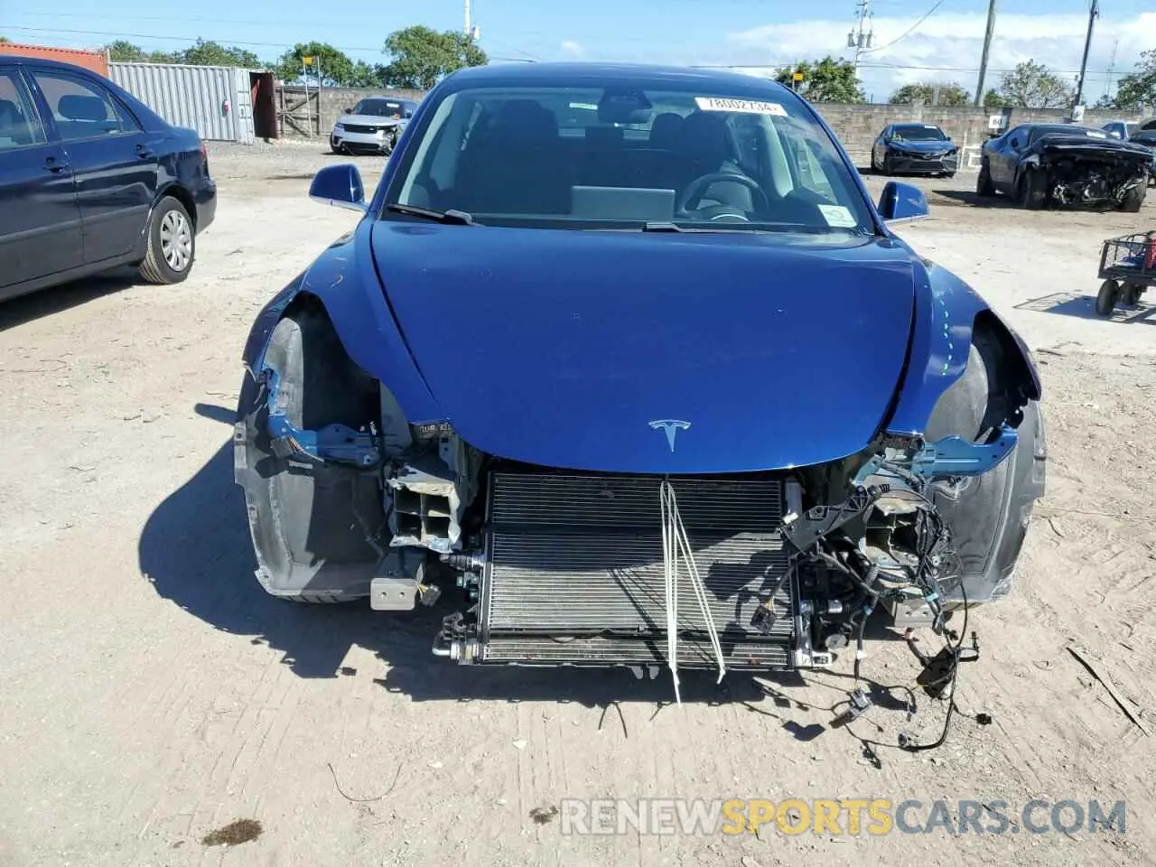 5 Photograph of a damaged car 5YJ3E1EA3KF299252 TESLA MODEL 3 2019