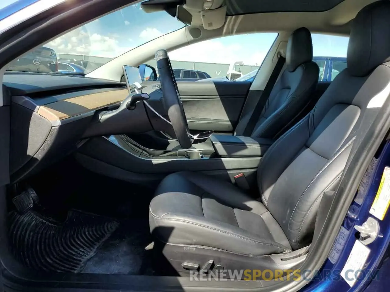 7 Photograph of a damaged car 5YJ3E1EA3KF299252 TESLA MODEL 3 2019