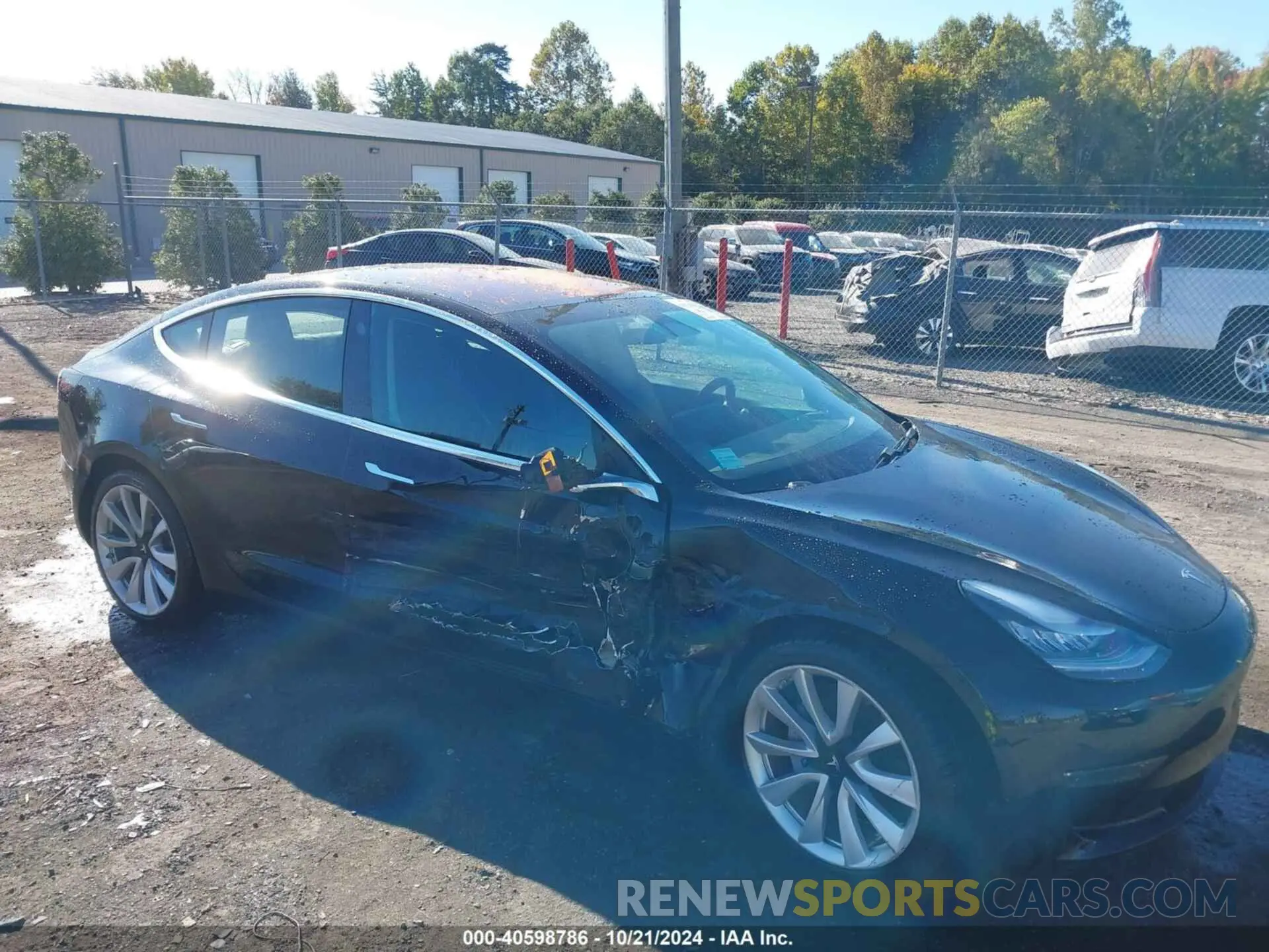 1 Photograph of a damaged car 5YJ3E1EA3KF300688 TESLA MODEL 3 2019