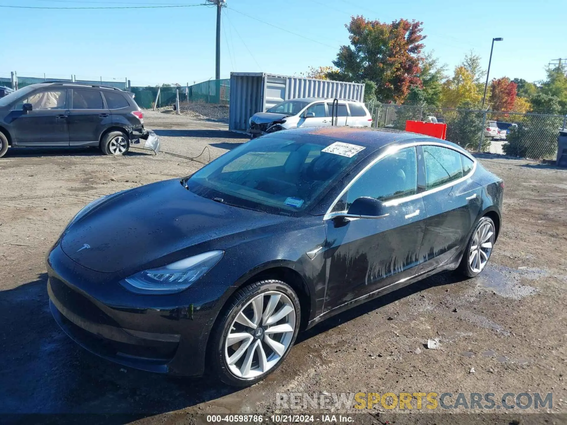 2 Photograph of a damaged car 5YJ3E1EA3KF300688 TESLA MODEL 3 2019