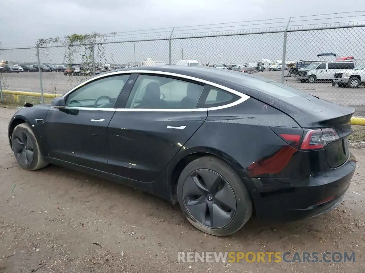 2 Photograph of a damaged car 5YJ3E1EA3KF304207 TESLA MODEL 3 2019
