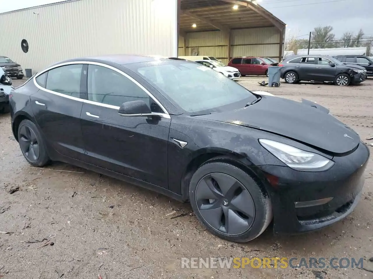 4 Photograph of a damaged car 5YJ3E1EA3KF304207 TESLA MODEL 3 2019