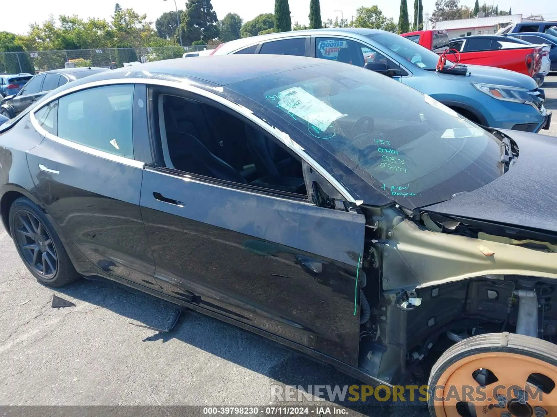 14 Photograph of a damaged car 5YJ3E1EA3KF304546 TESLA MODEL 3 2019