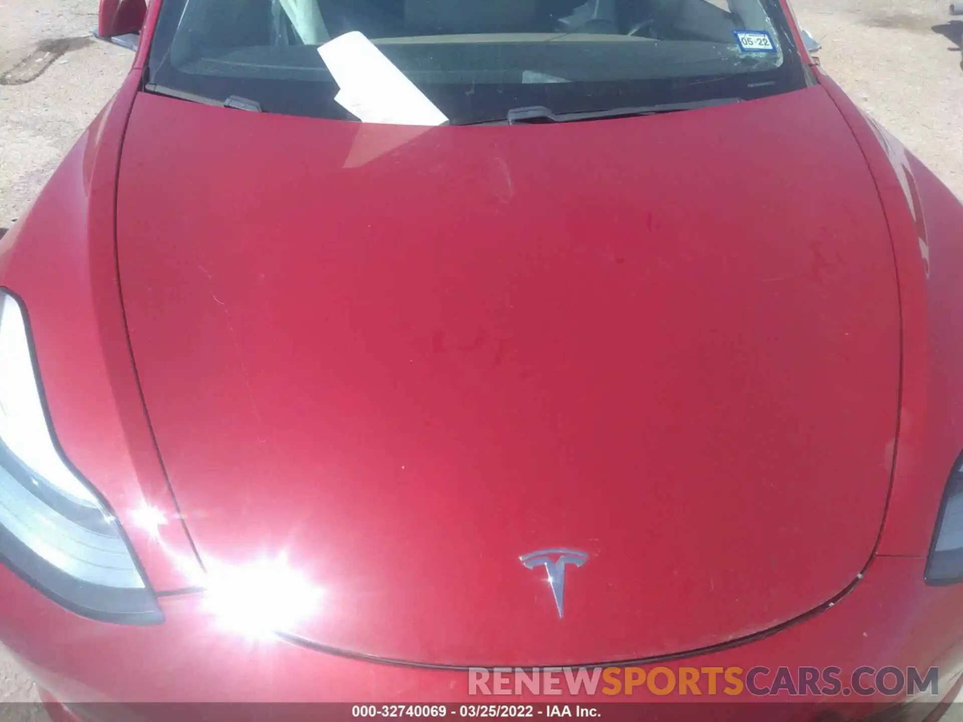 10 Photograph of a damaged car 5YJ3E1EA3KF308712 TESLA MODEL 3 2019