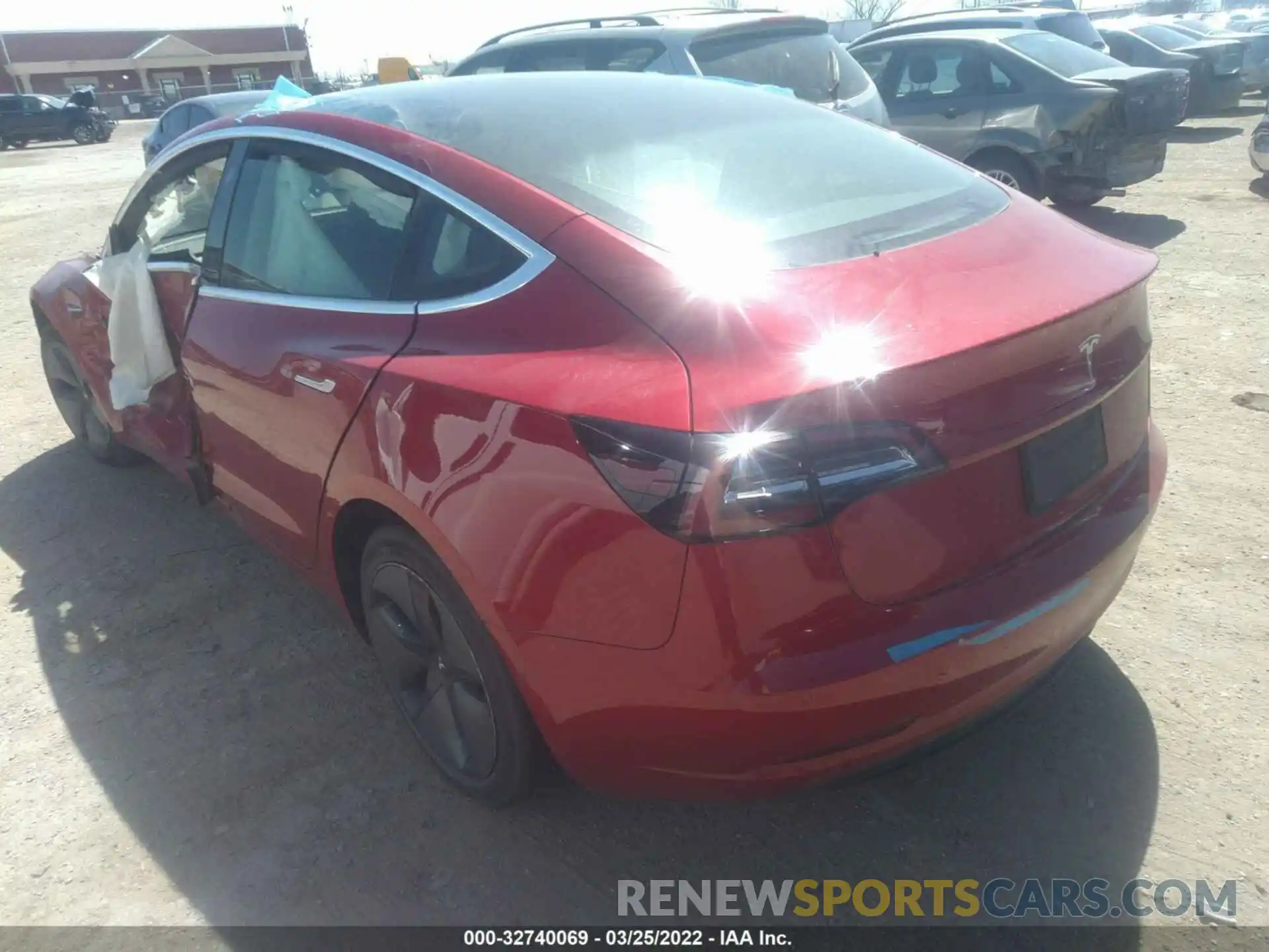 3 Photograph of a damaged car 5YJ3E1EA3KF308712 TESLA MODEL 3 2019