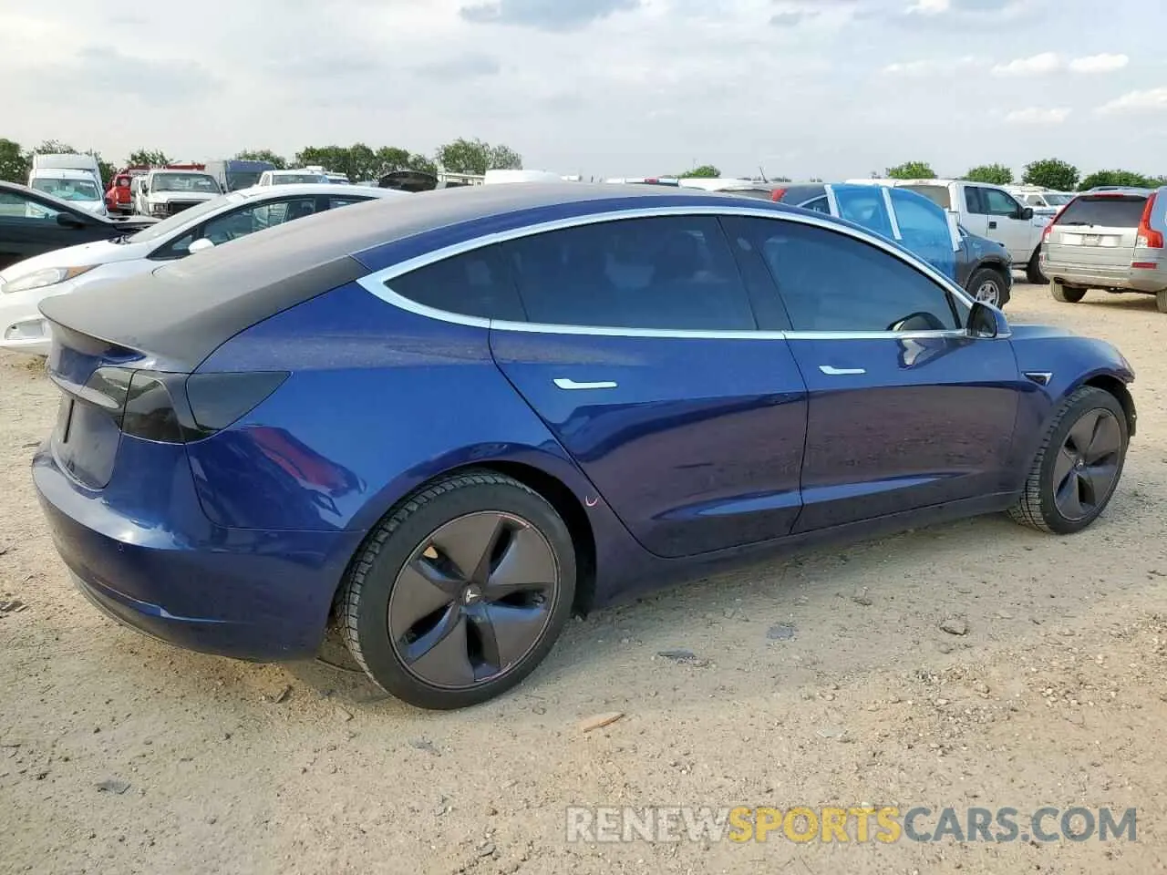 3 Photograph of a damaged car 5YJ3E1EA3KF309133 TESLA MODEL 3 2019
