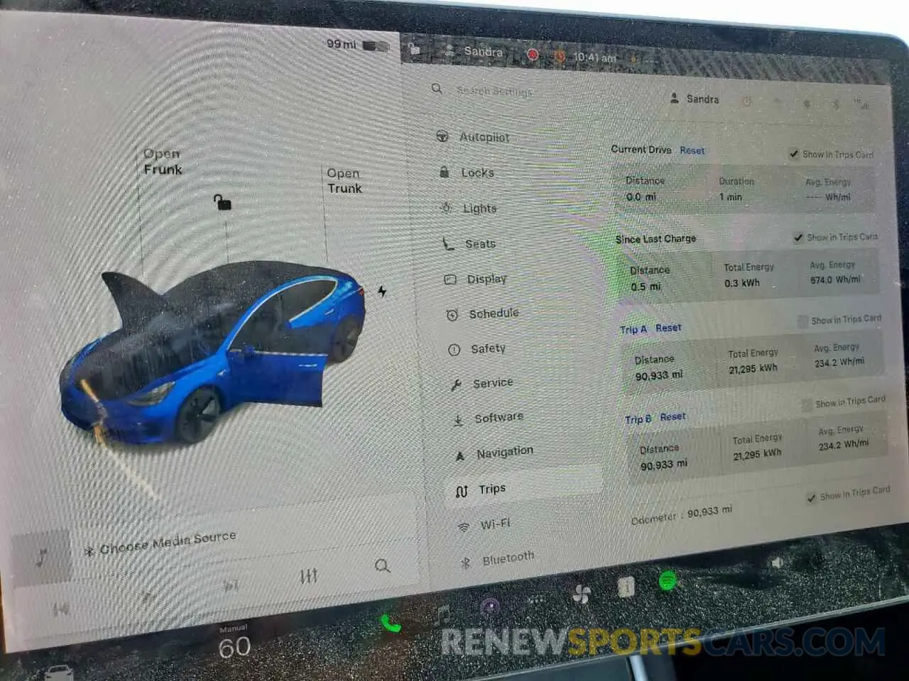9 Photograph of a damaged car 5YJ3E1EA3KF309133 TESLA MODEL 3 2019