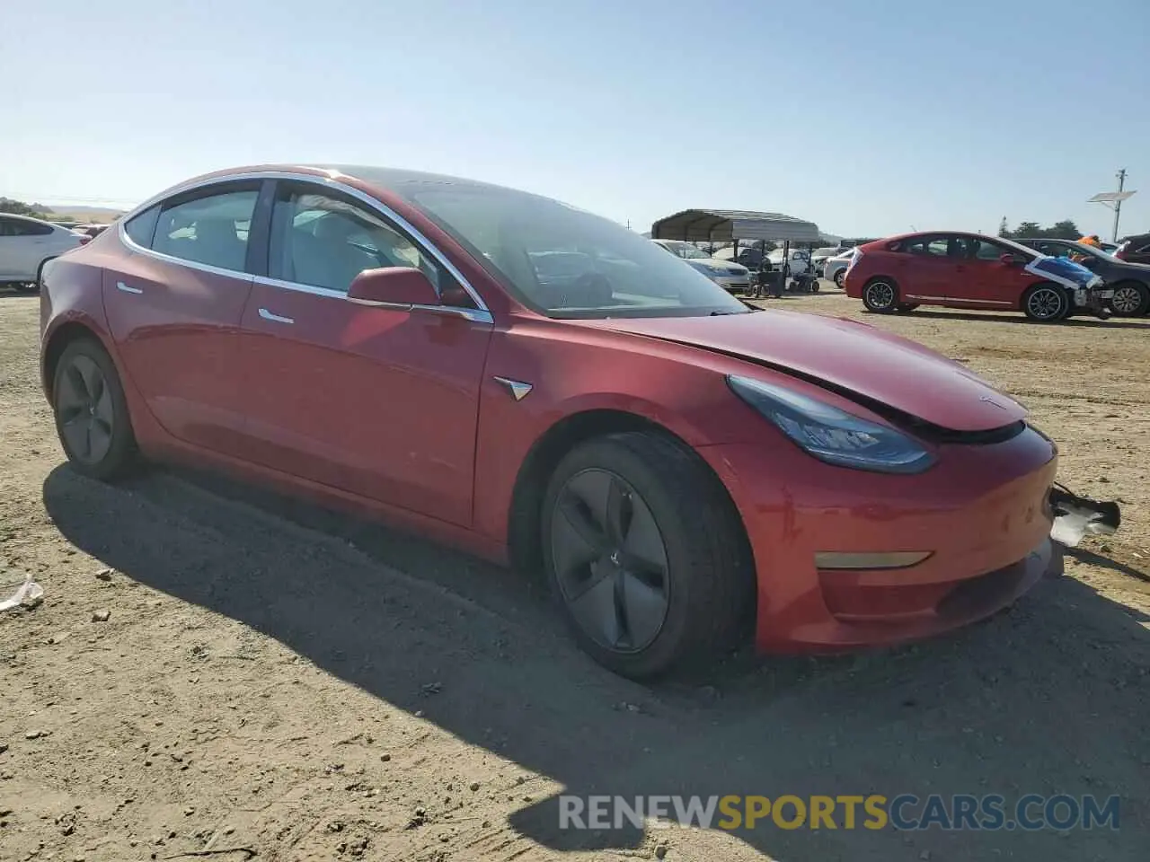 4 Photograph of a damaged car 5YJ3E1EA3KF312453 TESLA MODEL 3 2019