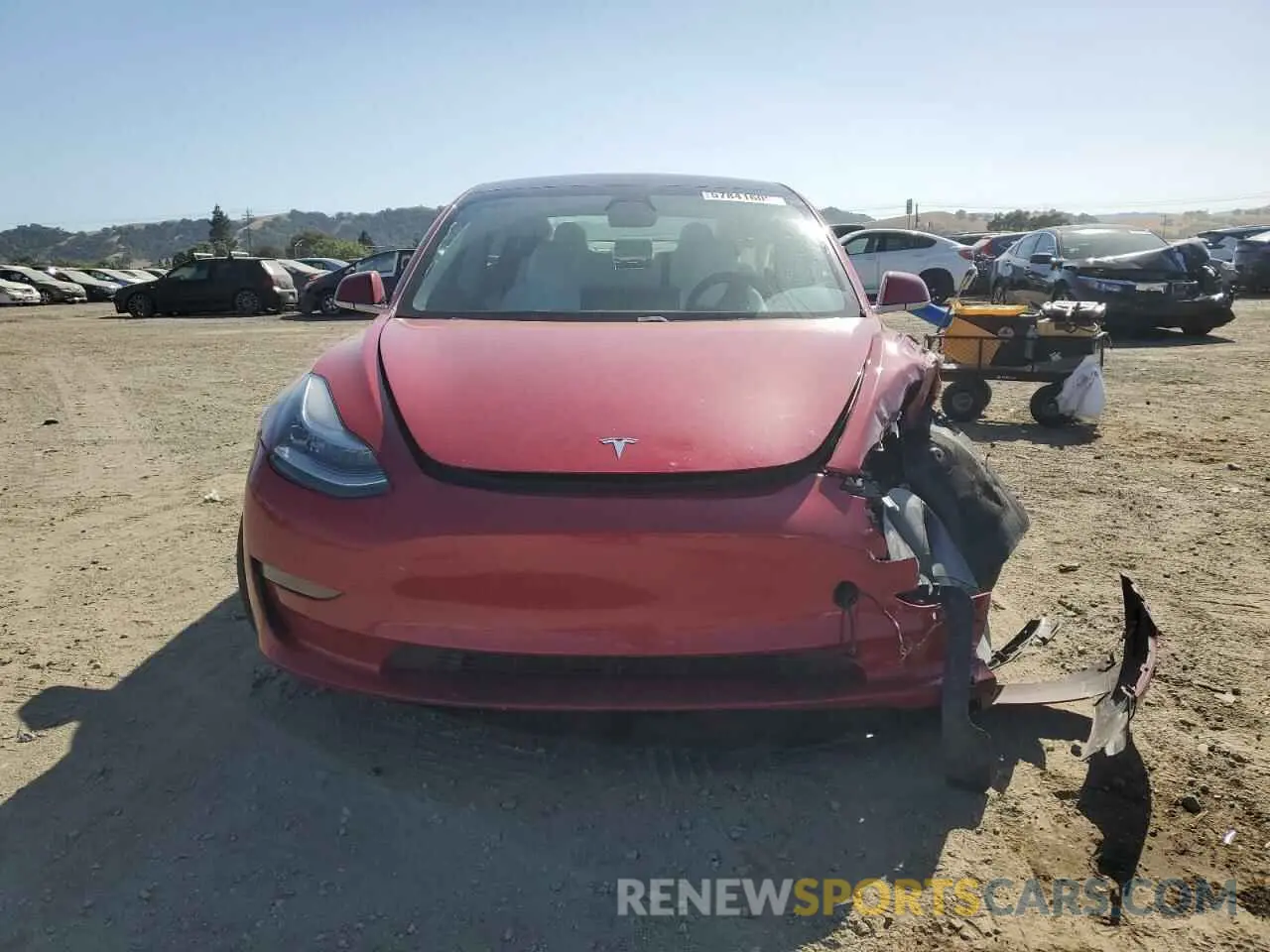 5 Photograph of a damaged car 5YJ3E1EA3KF312453 TESLA MODEL 3 2019