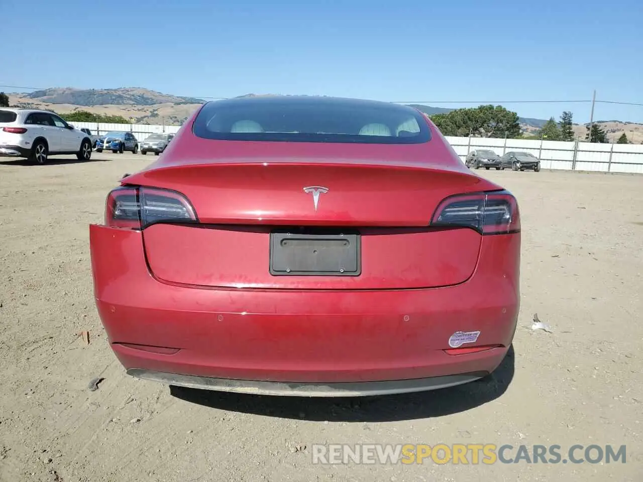 6 Photograph of a damaged car 5YJ3E1EA3KF312453 TESLA MODEL 3 2019