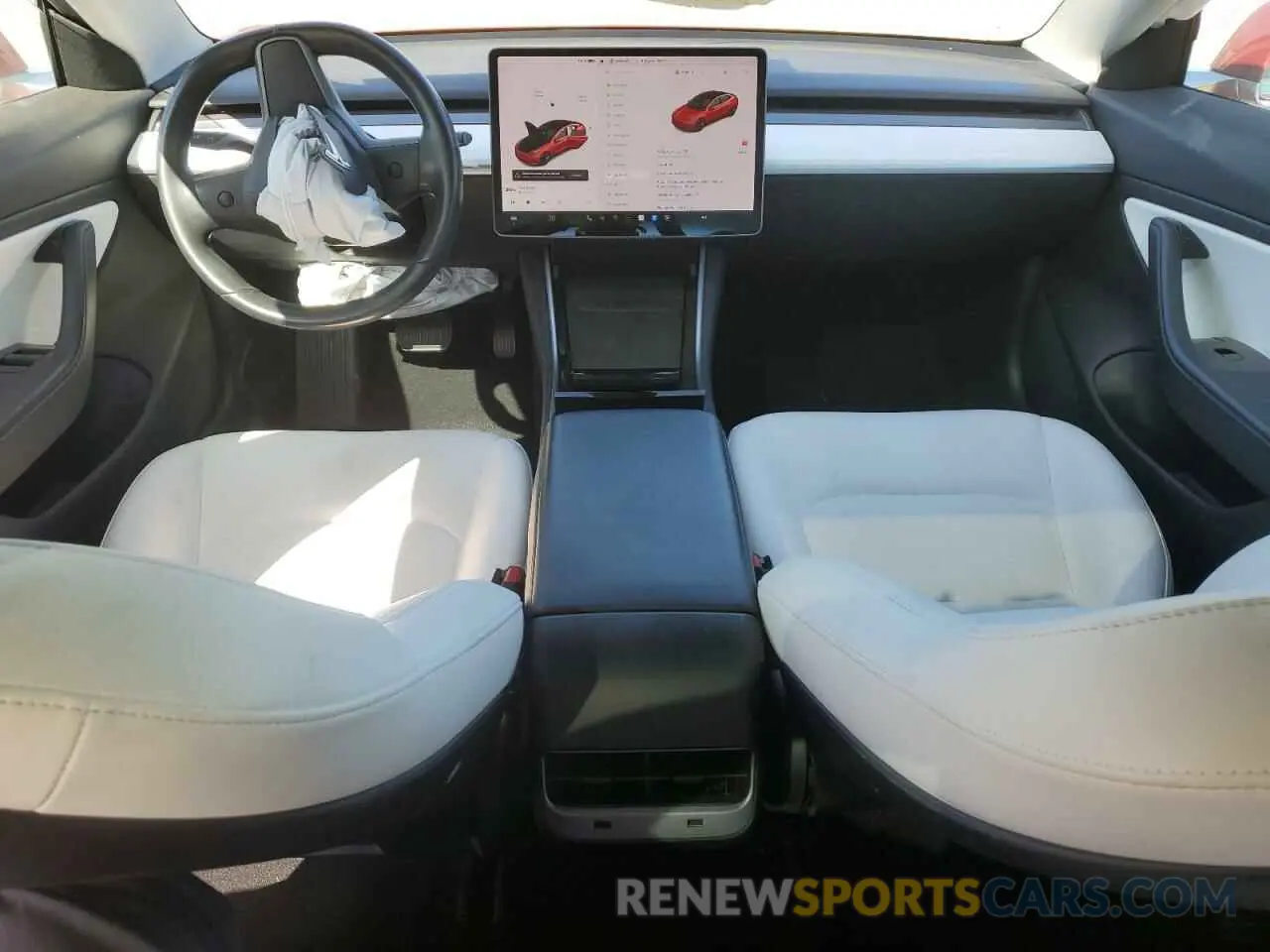 8 Photograph of a damaged car 5YJ3E1EA3KF312453 TESLA MODEL 3 2019