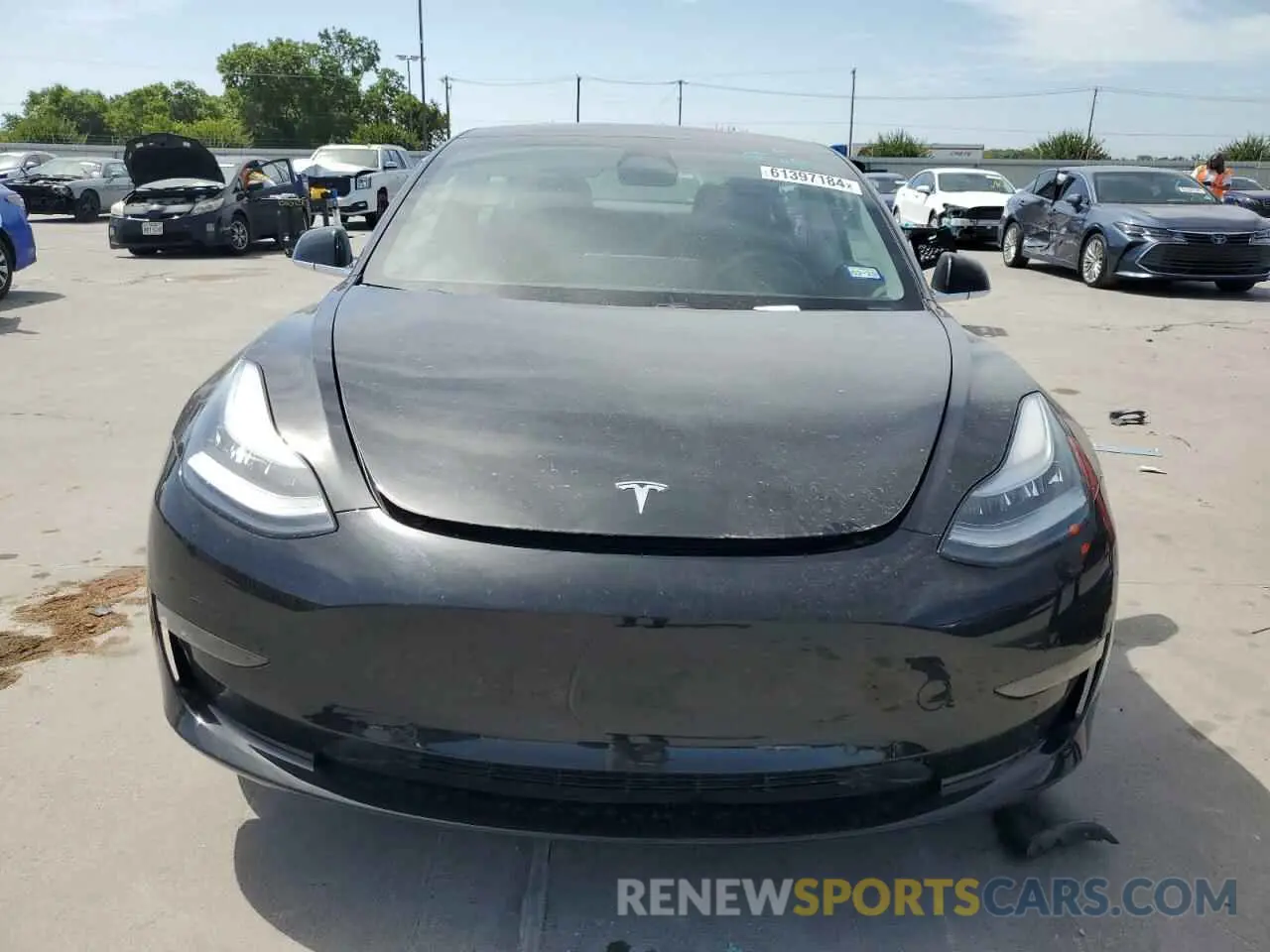 5 Photograph of a damaged car 5YJ3E1EA3KF313294 TESLA MODEL 3 2019