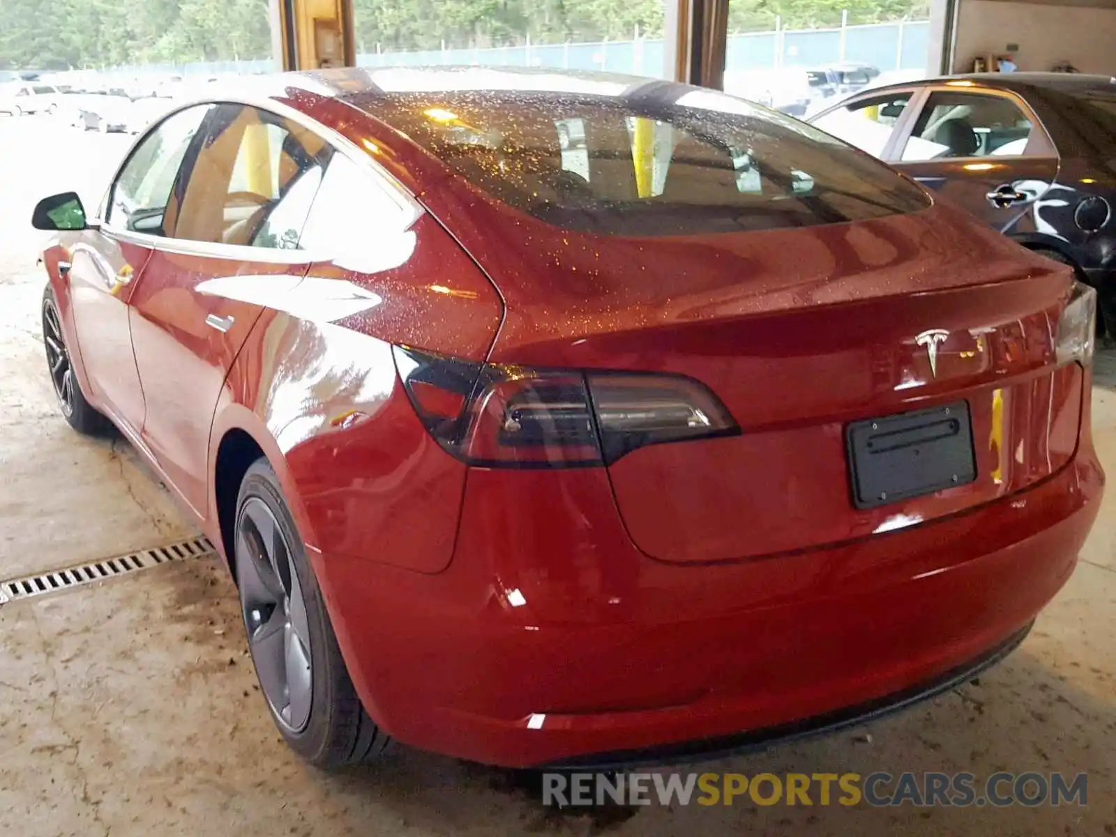 3 Photograph of a damaged car 5YJ3E1EA3KF313800 TESLA MODEL 3 2019