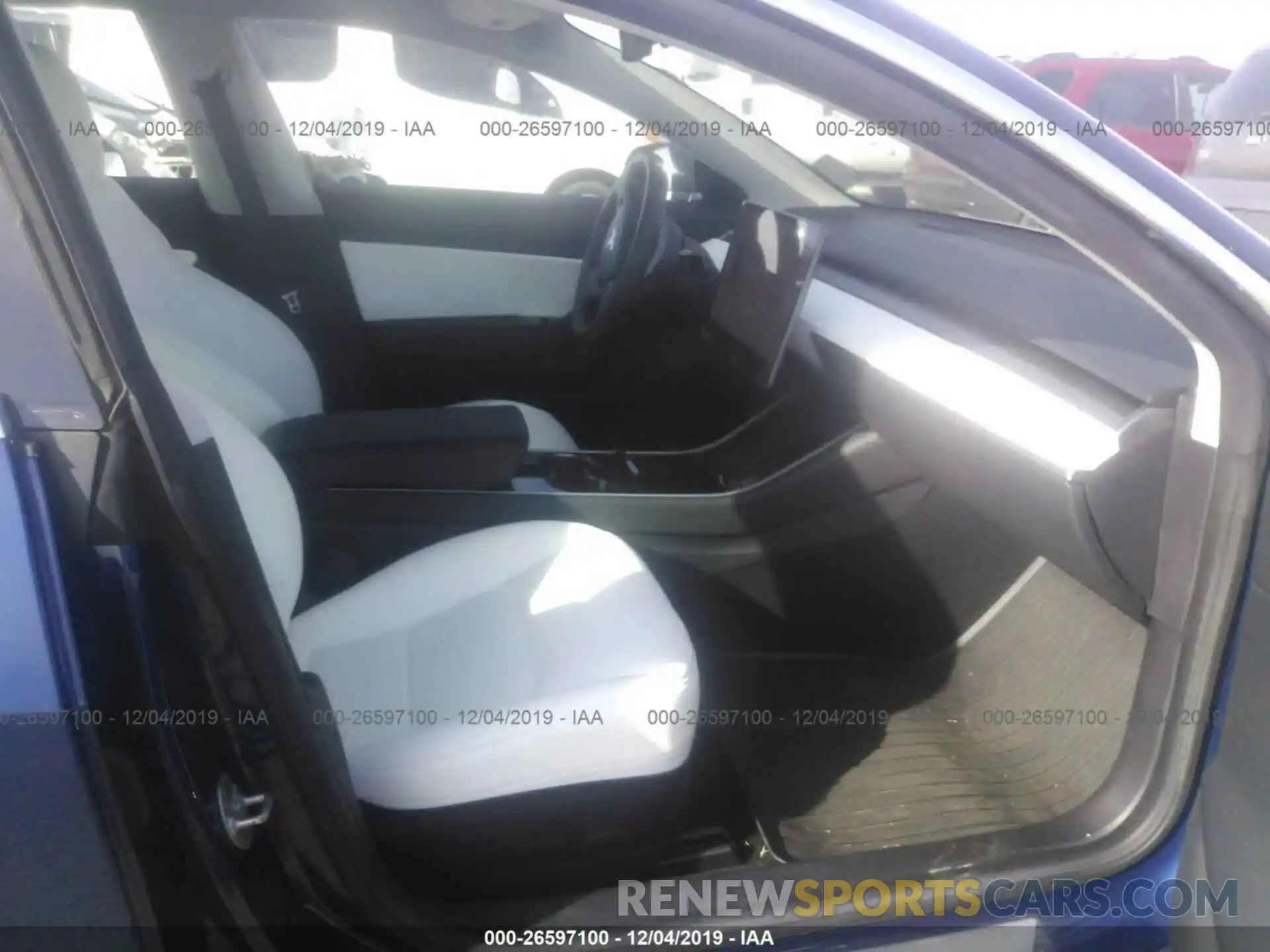 5 Photograph of a damaged car 5YJ3E1EA3KF315093 TESLA MODEL 3 2019