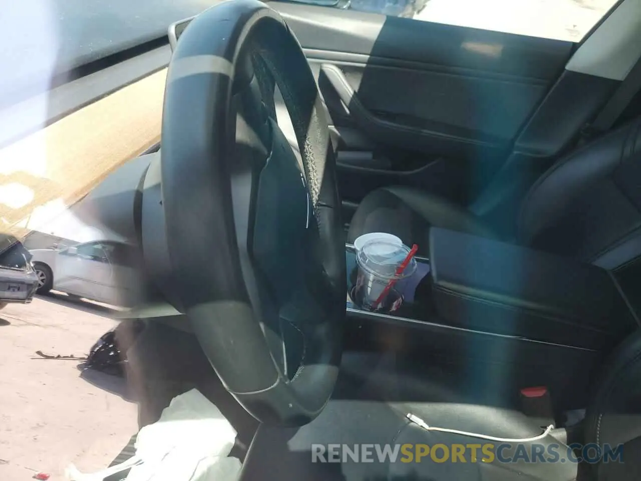 8 Photograph of a damaged car 5YJ3E1EA3KF317085 TESLA MODEL 3 2019