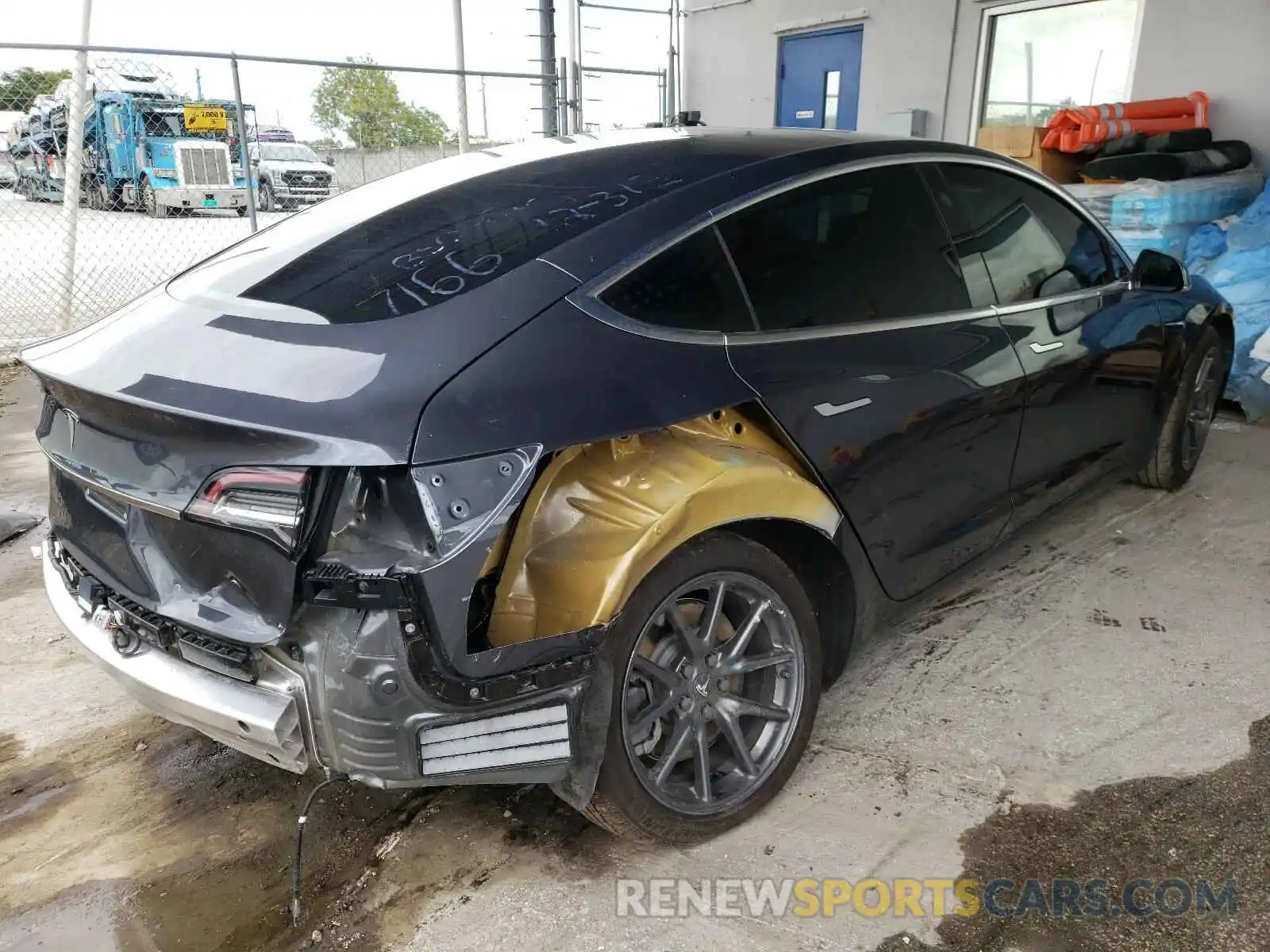 4 Photograph of a damaged car 5YJ3E1EA3KF317166 TESLA MODEL 3 2019