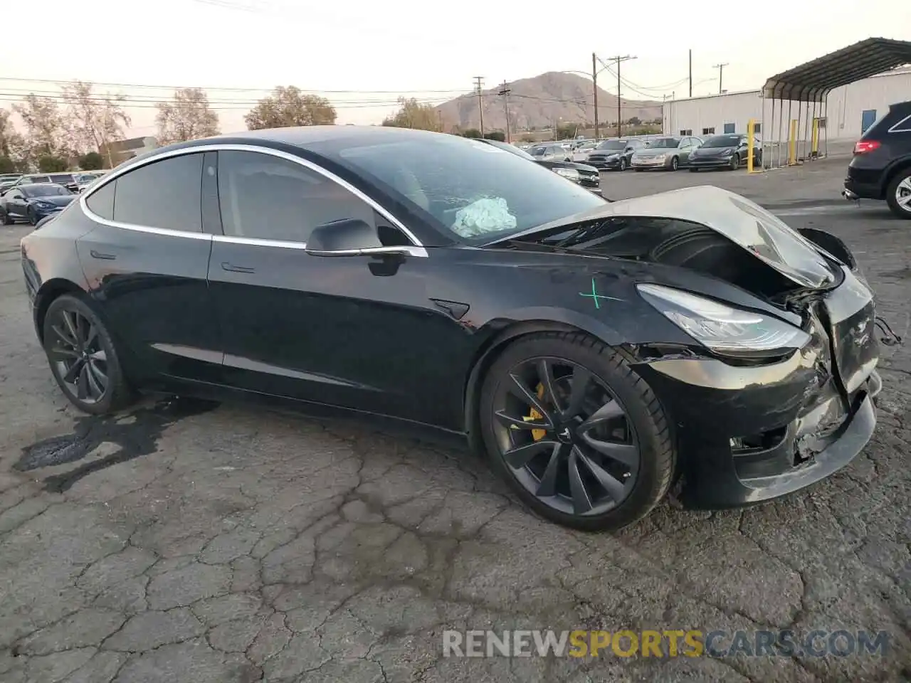 4 Photograph of a damaged car 5YJ3E1EA3KF323825 TESLA MODEL 3 2019