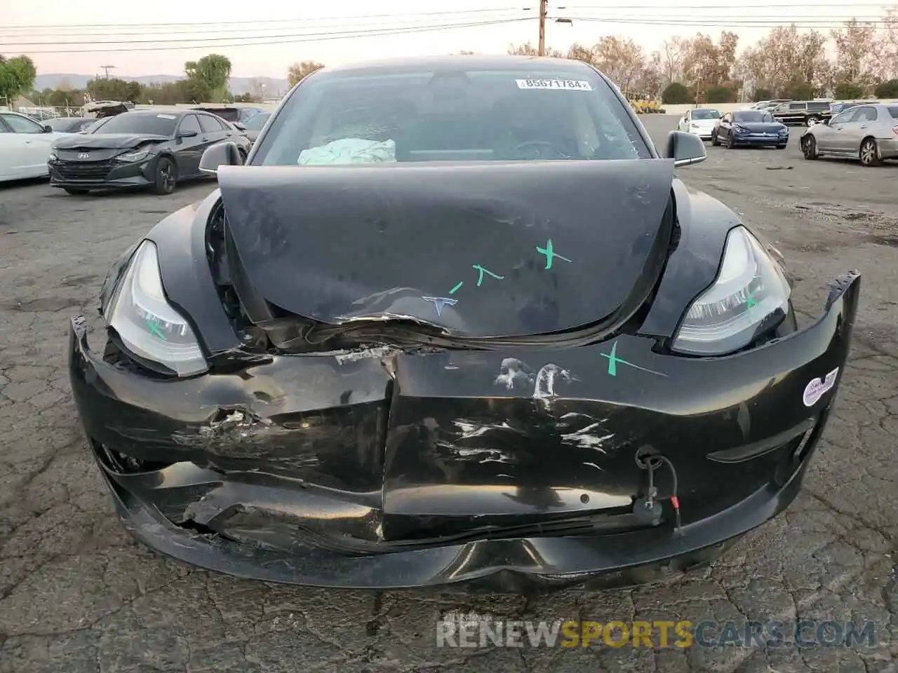 5 Photograph of a damaged car 5YJ3E1EA3KF323825 TESLA MODEL 3 2019