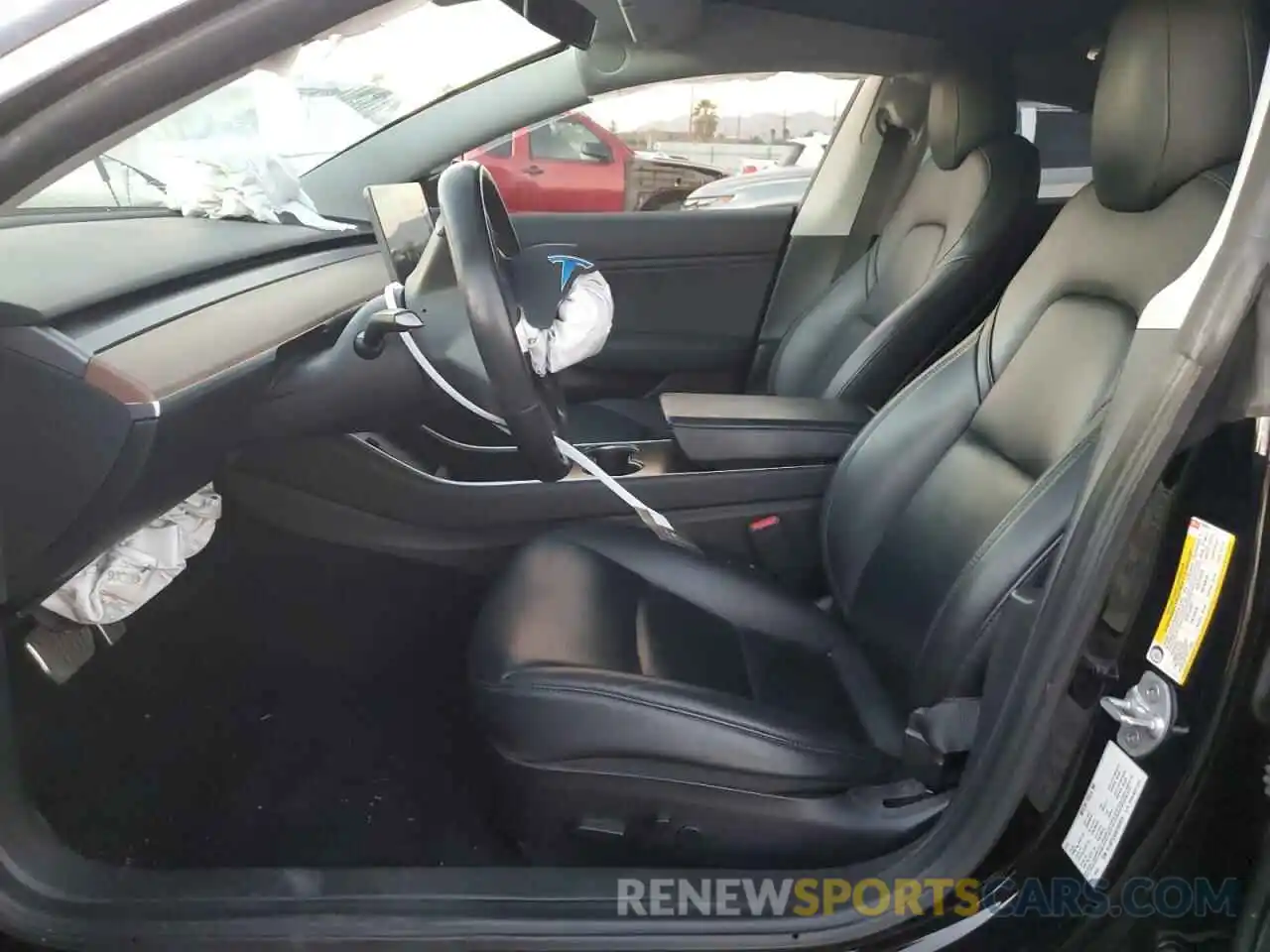 7 Photograph of a damaged car 5YJ3E1EA3KF323825 TESLA MODEL 3 2019