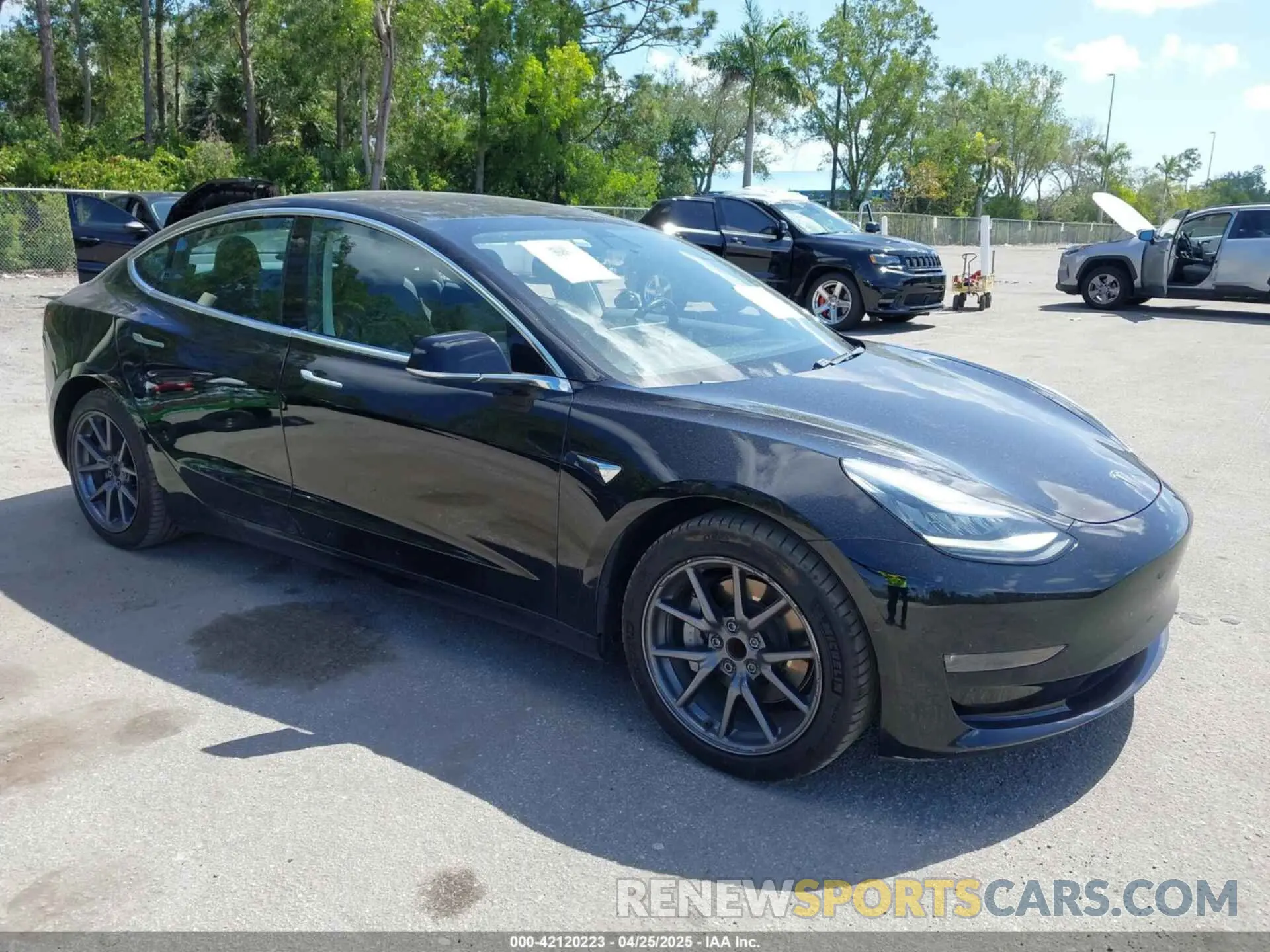 1 Photograph of a damaged car 5YJ3E1EA3KF324263 TESLA MODEL 3 2019