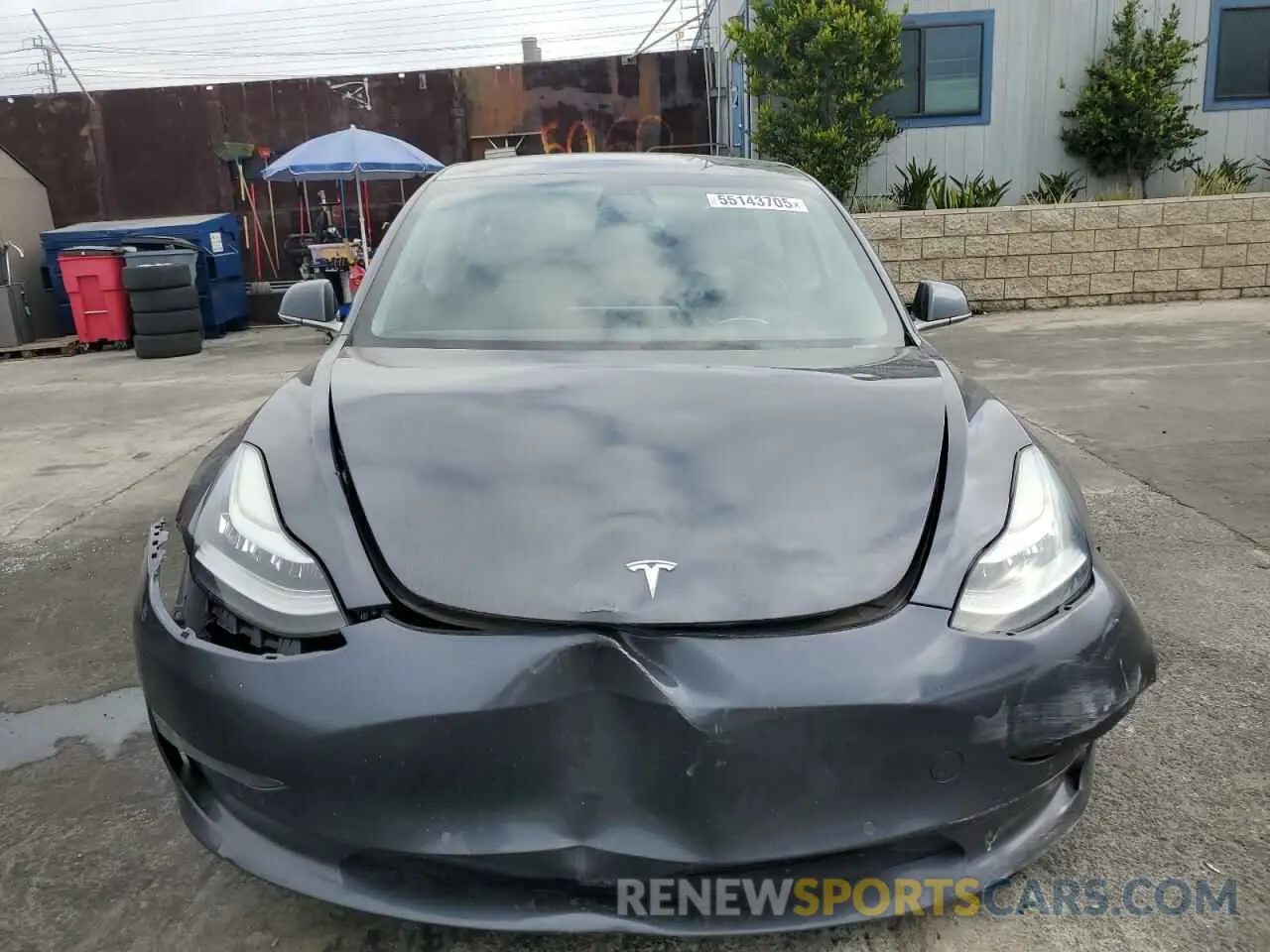 5 Photograph of a damaged car 5YJ3E1EA3KF331357 TESLA MODEL 3 2019