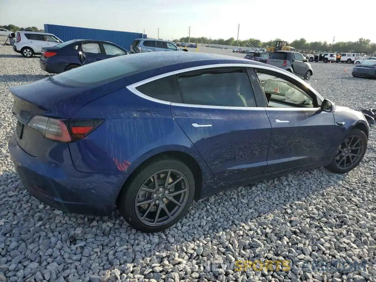 3 Photograph of a damaged car 5YJ3E1EA3KF332430 TESLA MODEL 3 2019