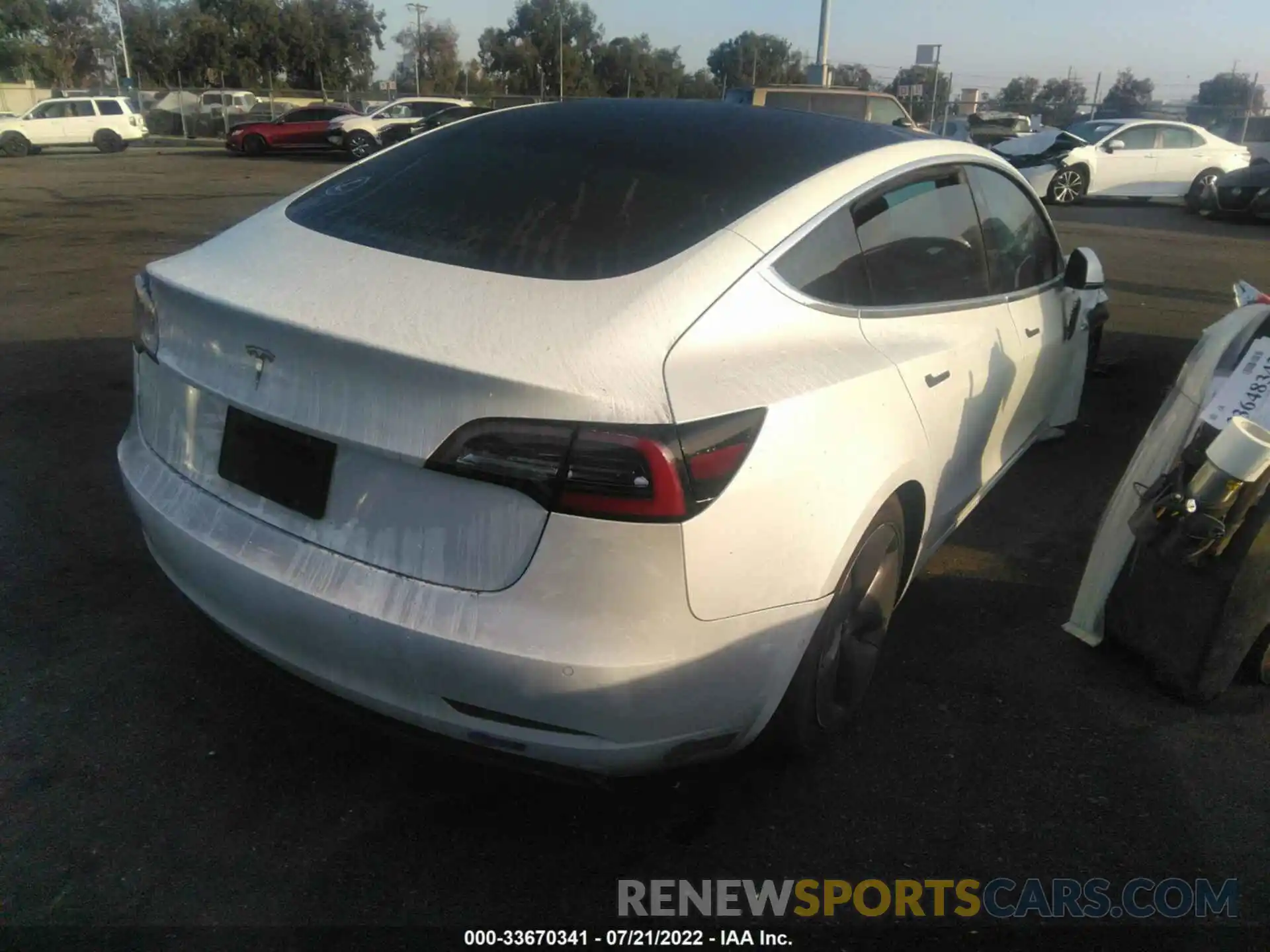 4 Photograph of a damaged car 5YJ3E1EA3KF345050 TESLA MODEL 3 2019