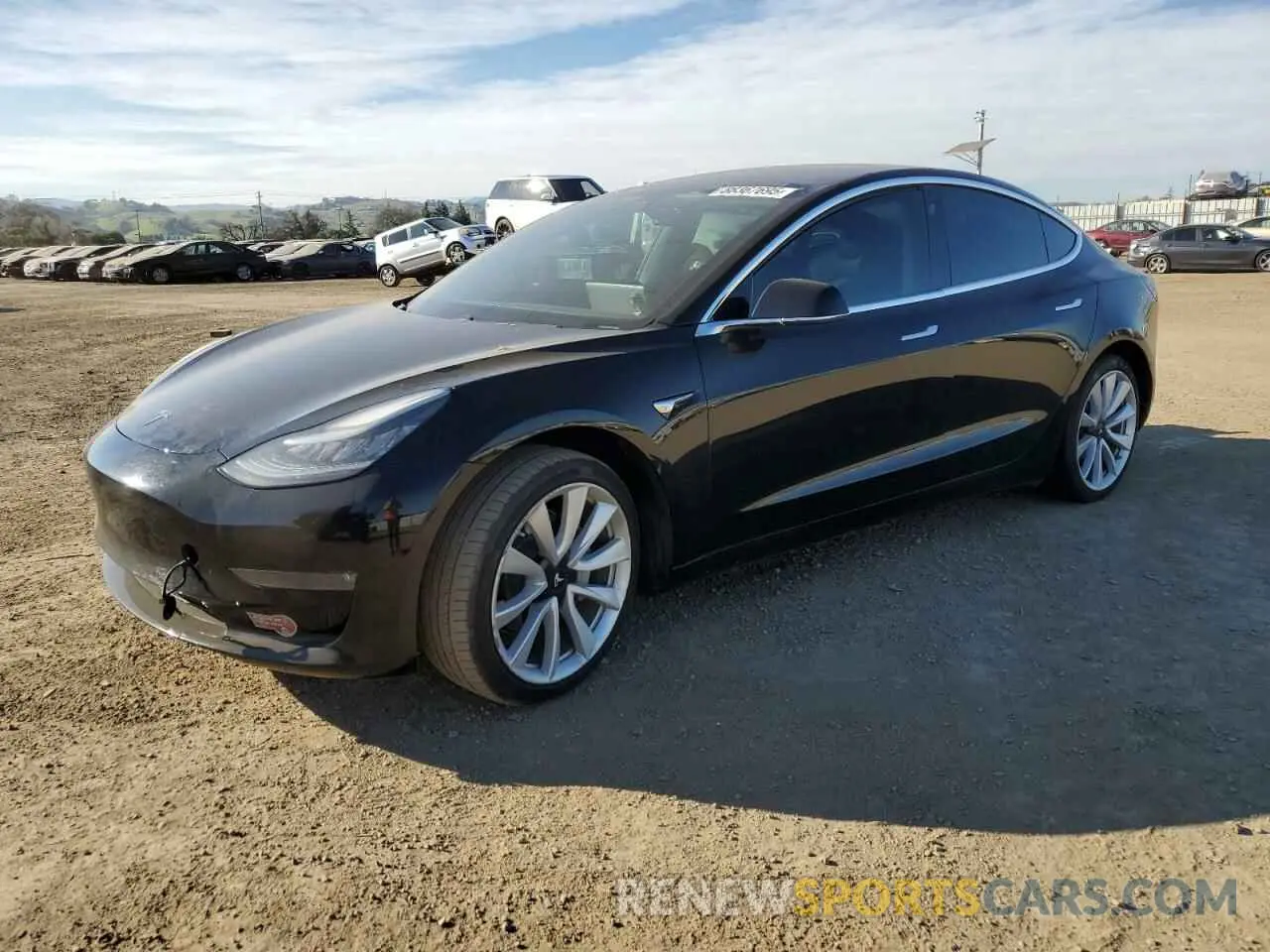 1 Photograph of a damaged car 5YJ3E1EA3KF346098 TESLA MODEL 3 2019