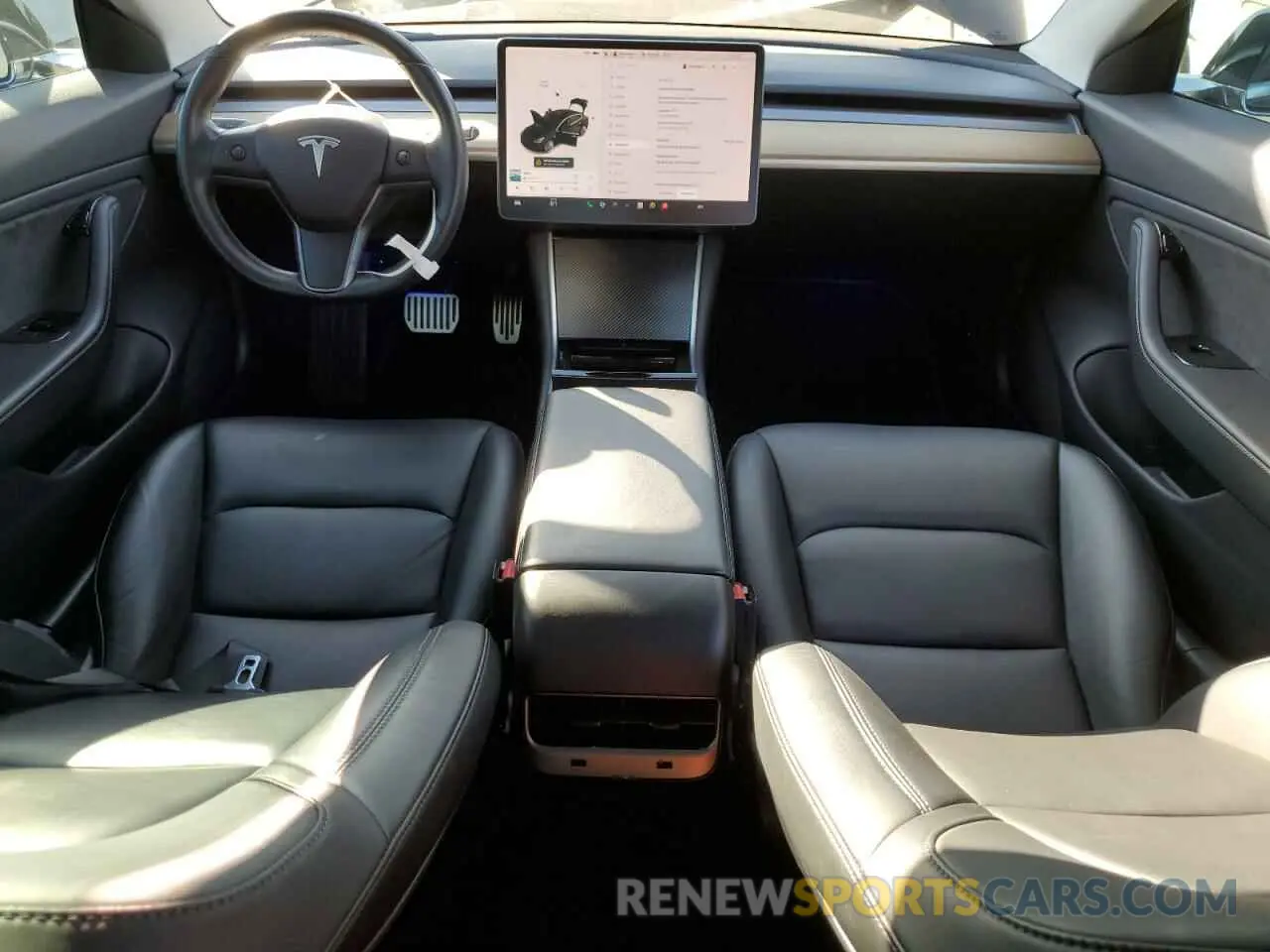 8 Photograph of a damaged car 5YJ3E1EA3KF346098 TESLA MODEL 3 2019