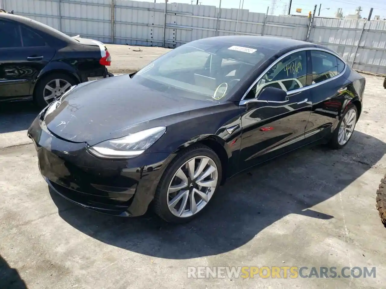 2 Photograph of a damaged car 5YJ3E1EA3KF357442 TESLA MODEL 3 2019