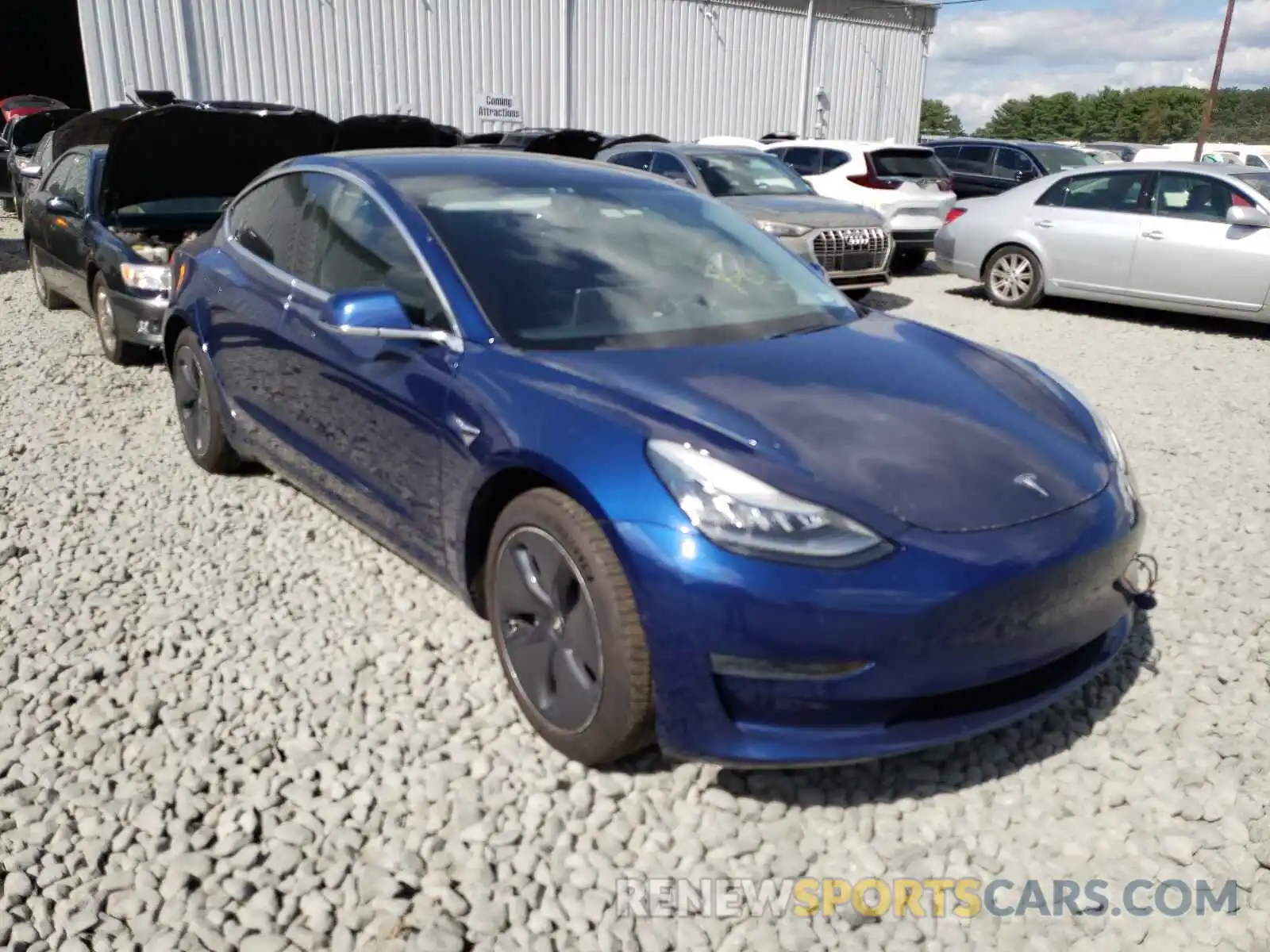 1 Photograph of a damaged car 5YJ3E1EA3KF362690 TESLA MODEL 3 2019