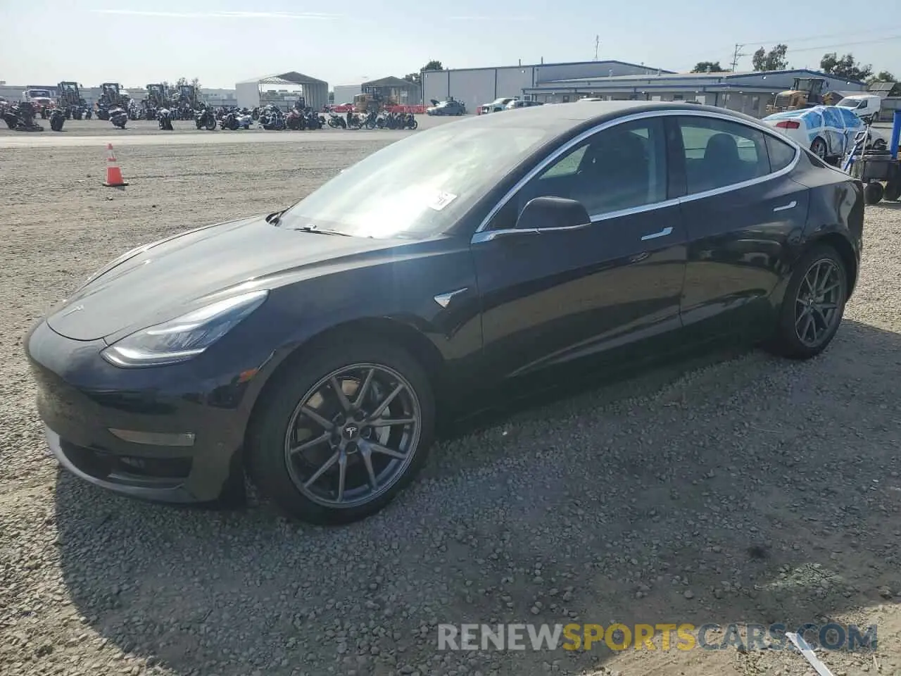 1 Photograph of a damaged car 5YJ3E1EA3KF395219 TESLA MODEL 3 2019