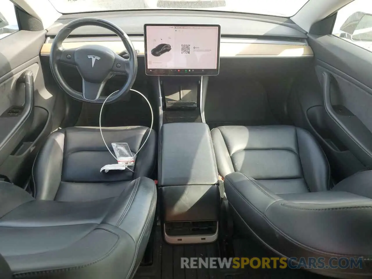 8 Photograph of a damaged car 5YJ3E1EA3KF395219 TESLA MODEL 3 2019