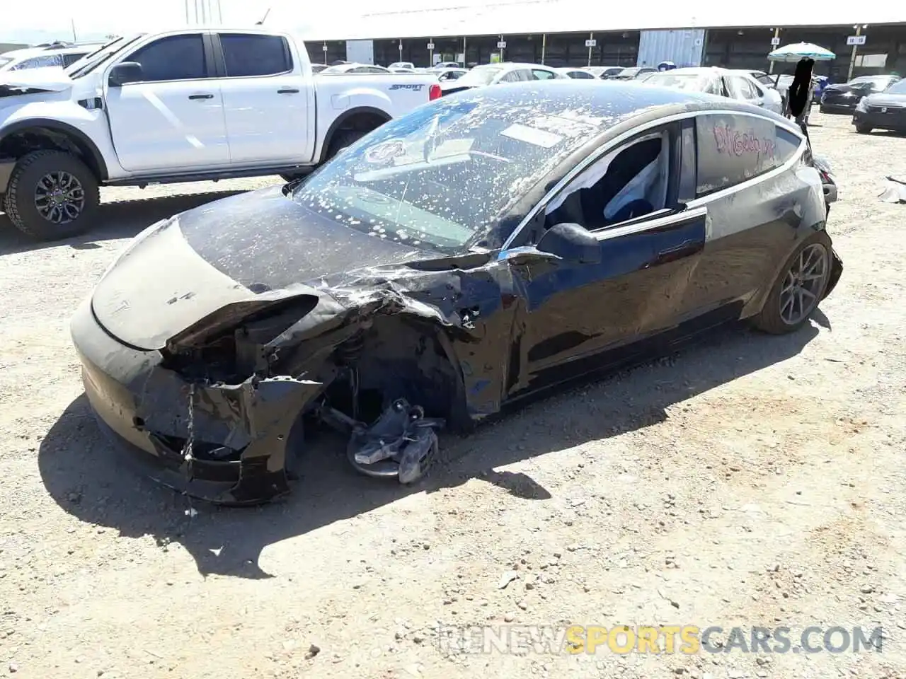 9 Photograph of a damaged car 5YJ3E1EA3KF398847 TESLA MODEL 3 2019