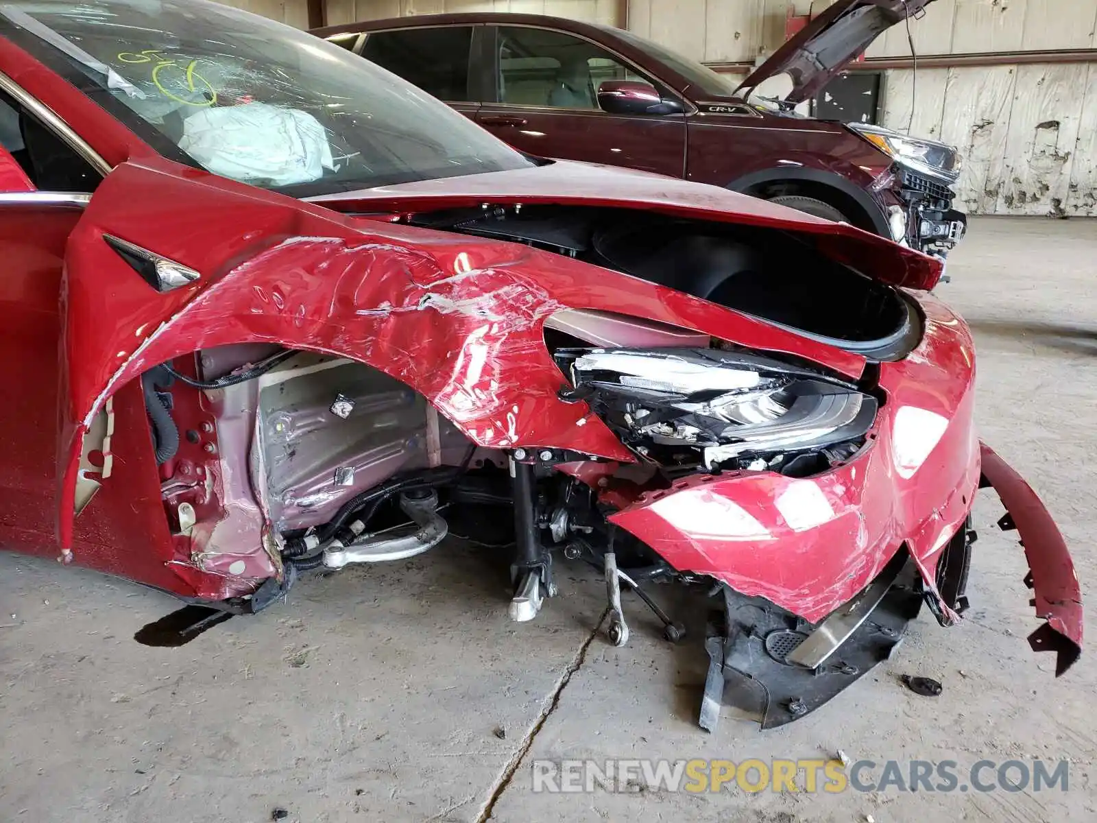 9 Photograph of a damaged car 5YJ3E1EA3KF400614 TESLA MODEL 3 2019