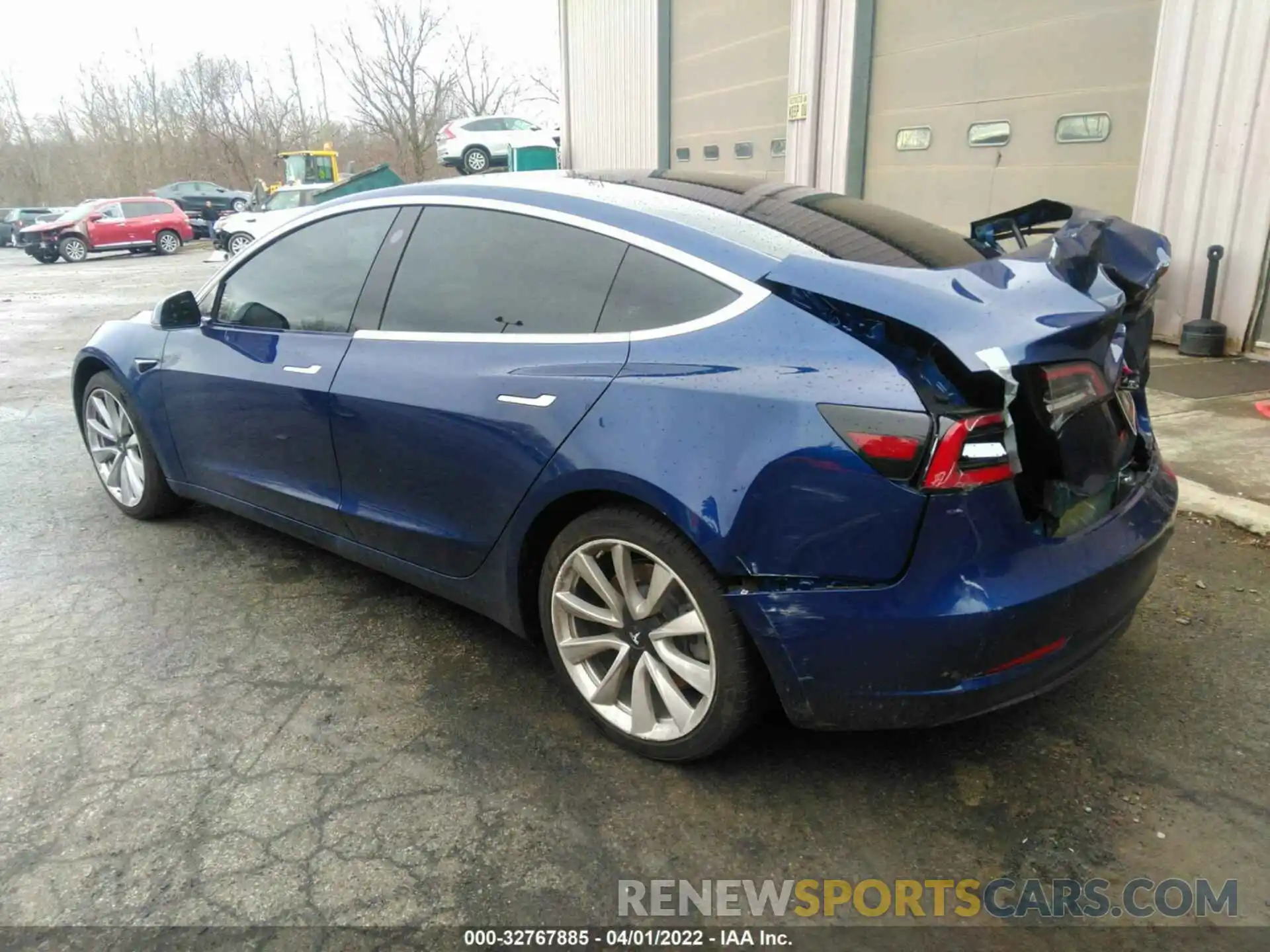 3 Photograph of a damaged car 5YJ3E1EA3KF402248 TESLA MODEL 3 2019