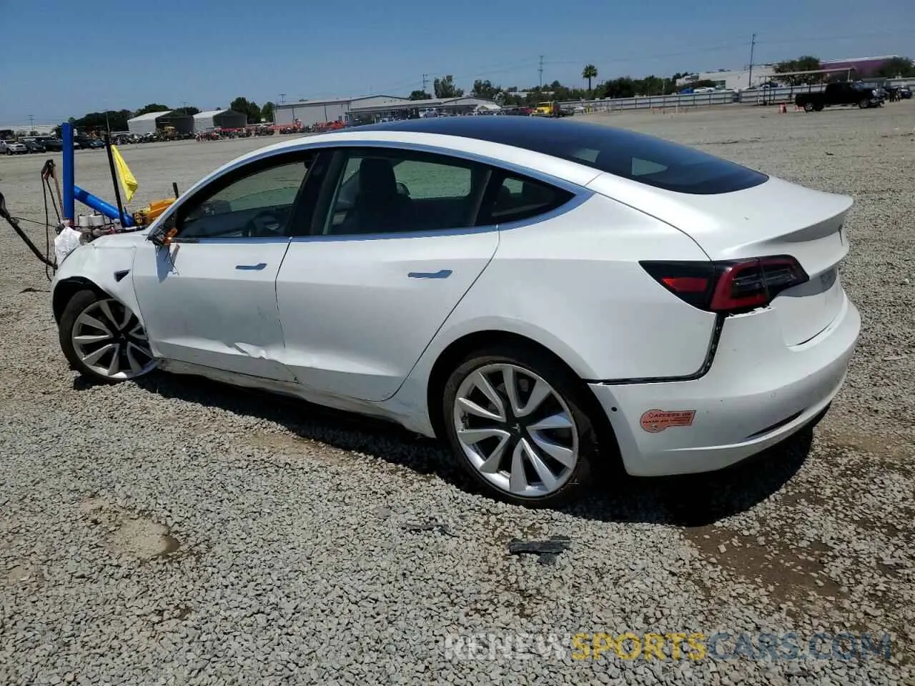 2 Photograph of a damaged car 5YJ3E1EA3KF402556 TESLA MODEL 3 2019