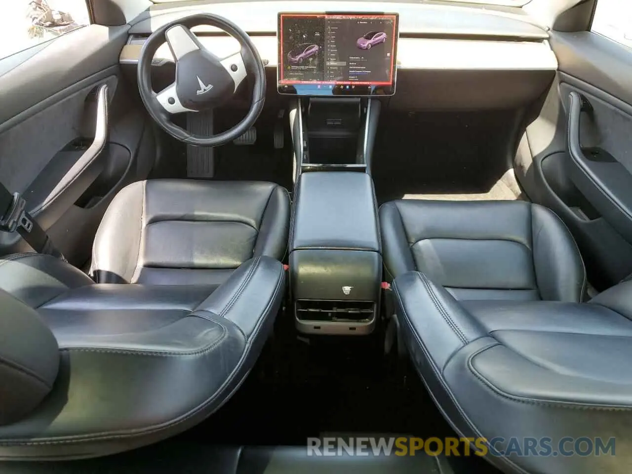 8 Photograph of a damaged car 5YJ3E1EA3KF402556 TESLA MODEL 3 2019