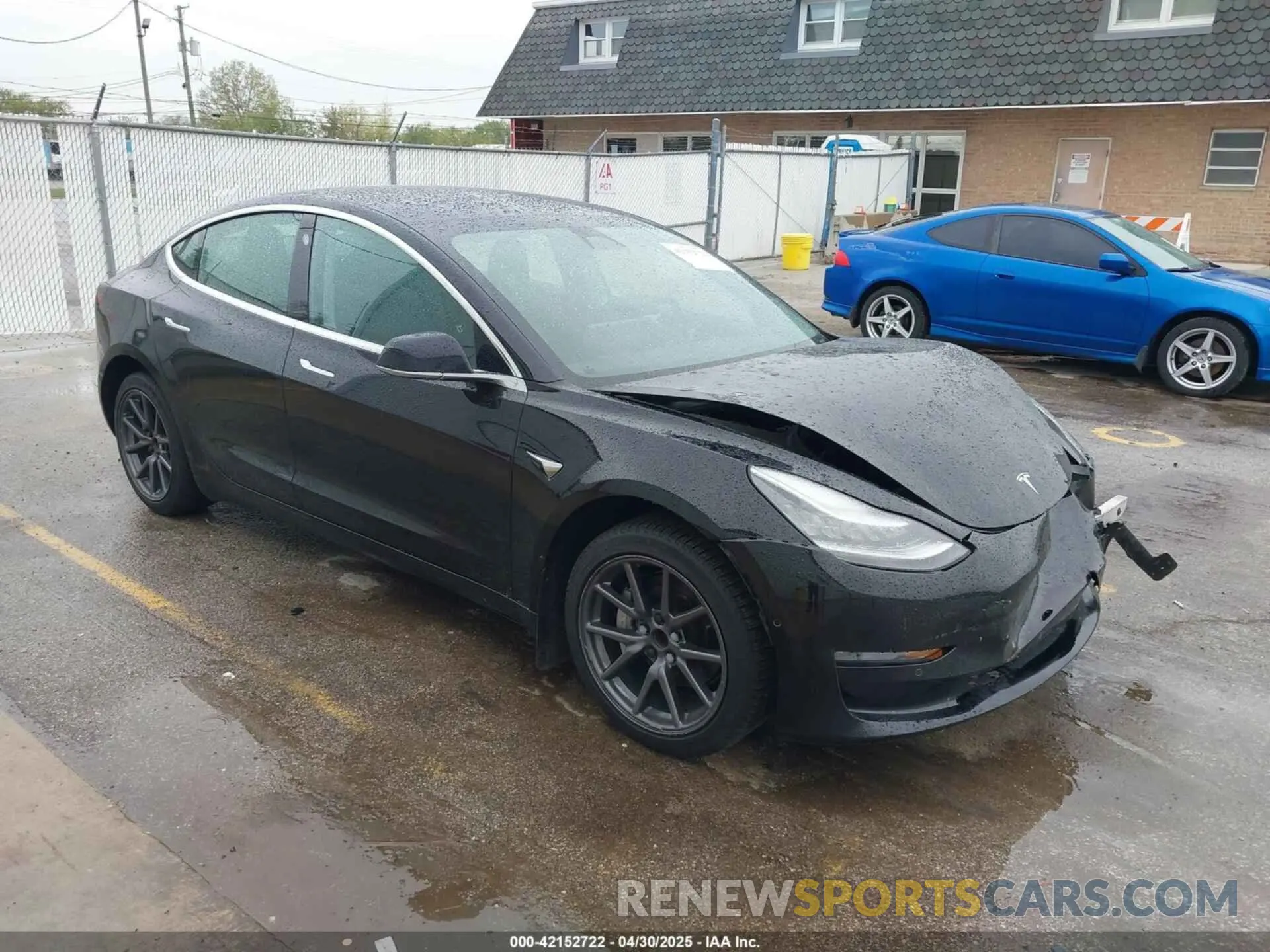 1 Photograph of a damaged car 5YJ3E1EA3KF403013 TESLA MODEL 3 2019