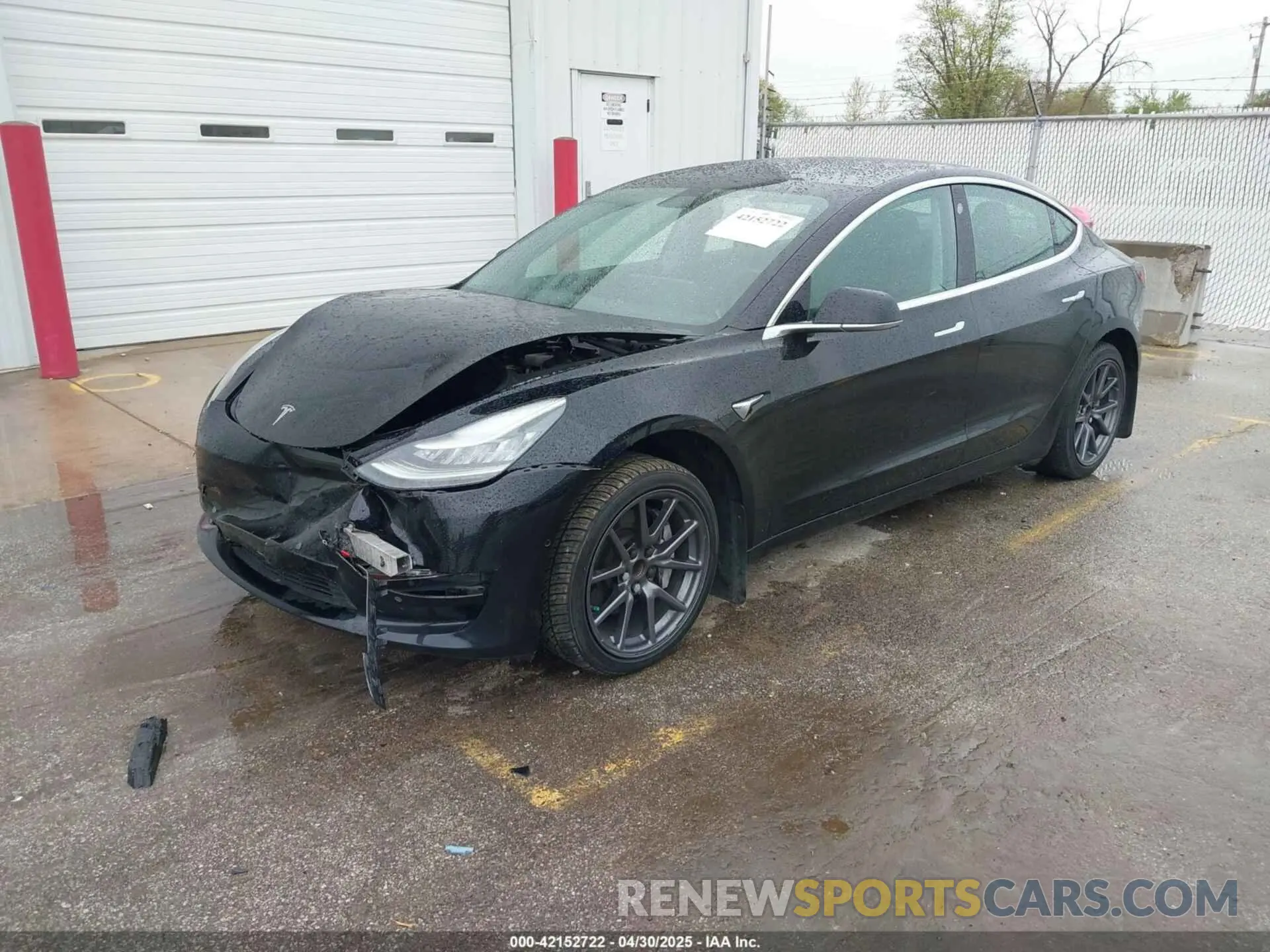 2 Photograph of a damaged car 5YJ3E1EA3KF403013 TESLA MODEL 3 2019