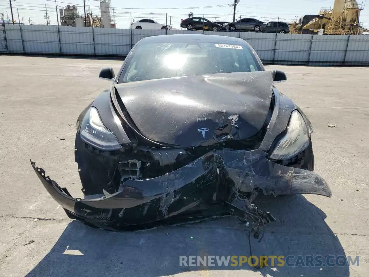 5 Photograph of a damaged car 5YJ3E1EA3KF409748 TESLA MODEL 3 2019