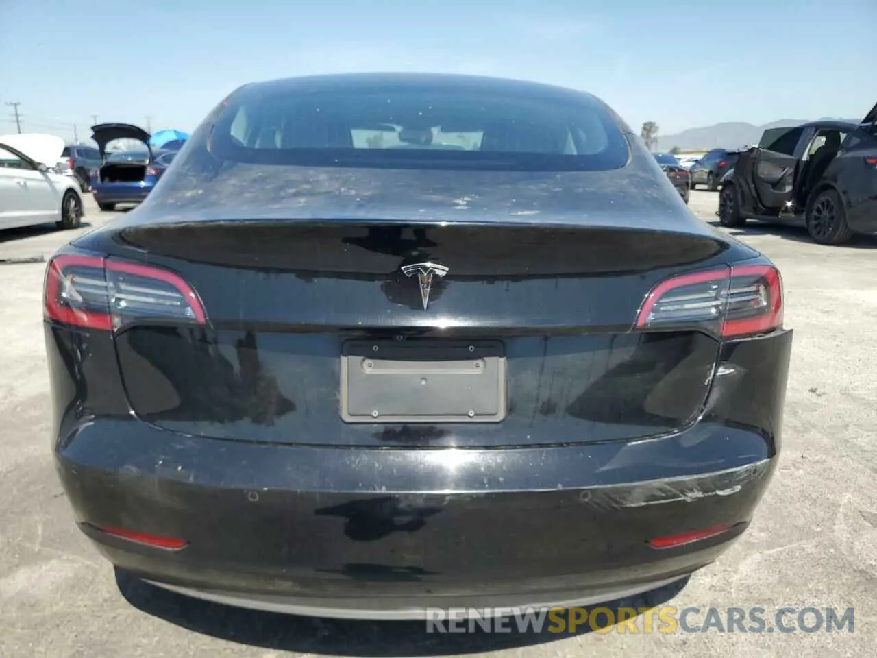 6 Photograph of a damaged car 5YJ3E1EA3KF409748 TESLA MODEL 3 2019