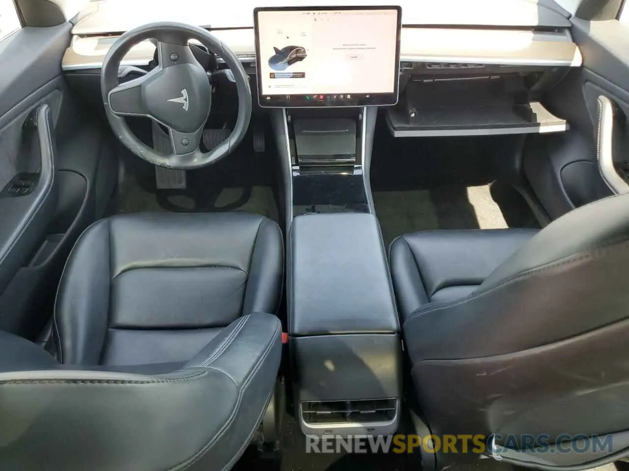 8 Photograph of a damaged car 5YJ3E1EA3KF409748 TESLA MODEL 3 2019