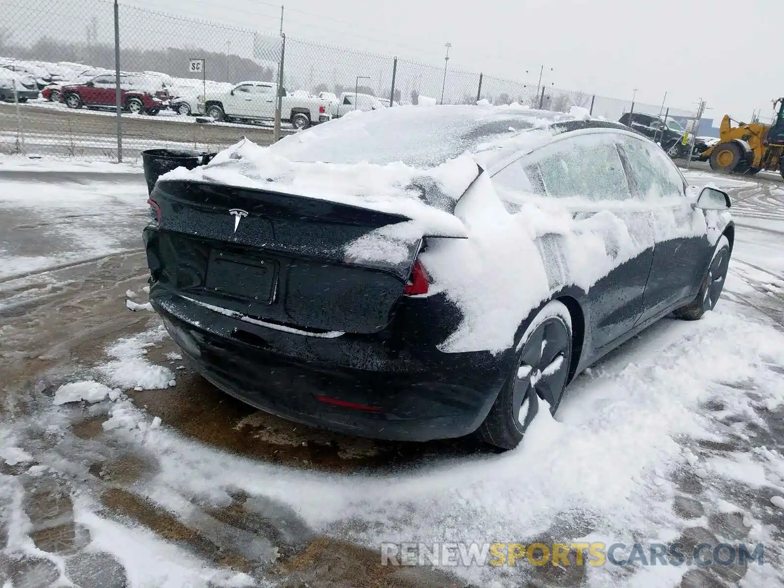 4 Photograph of a damaged car 5YJ3E1EA3KF410687 TESLA MODEL 3 2019