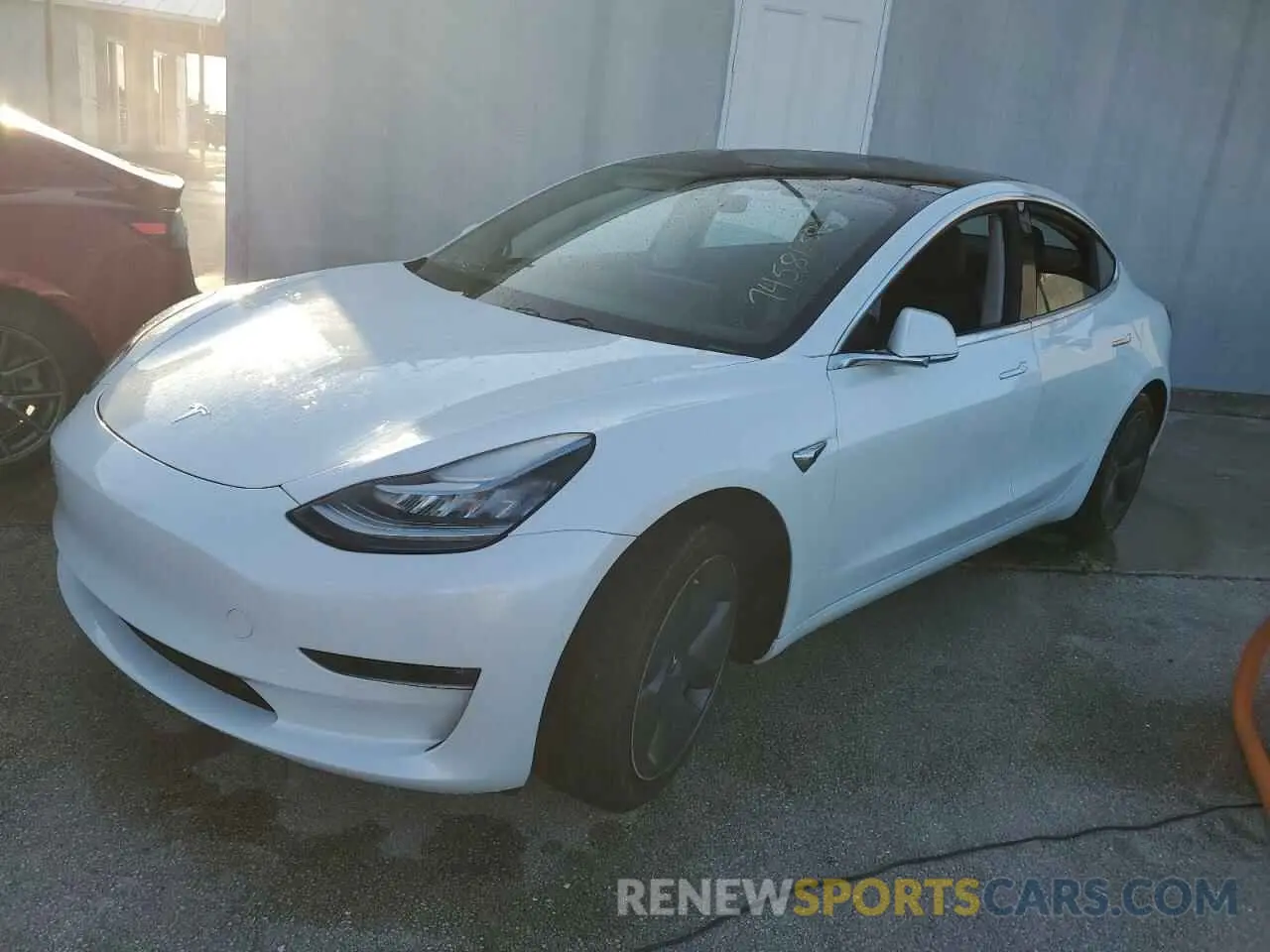 1 Photograph of a damaged car 5YJ3E1EA3KF411998 TESLA MODEL 3 2019