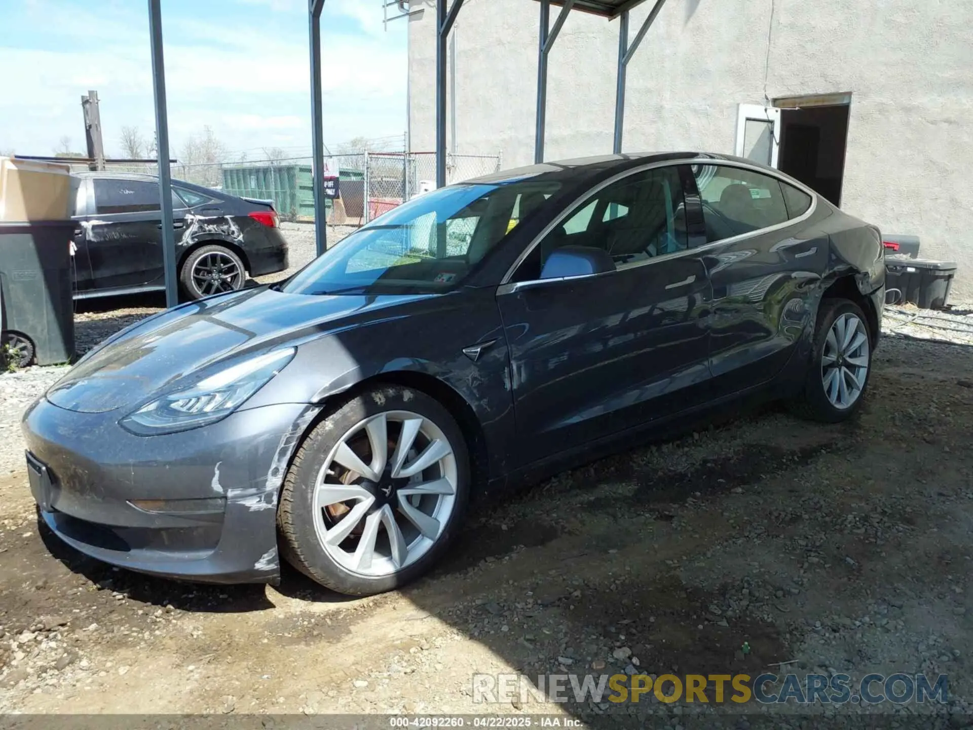 2 Photograph of a damaged car 5YJ3E1EA3KF412603 TESLA MODEL 3 2019