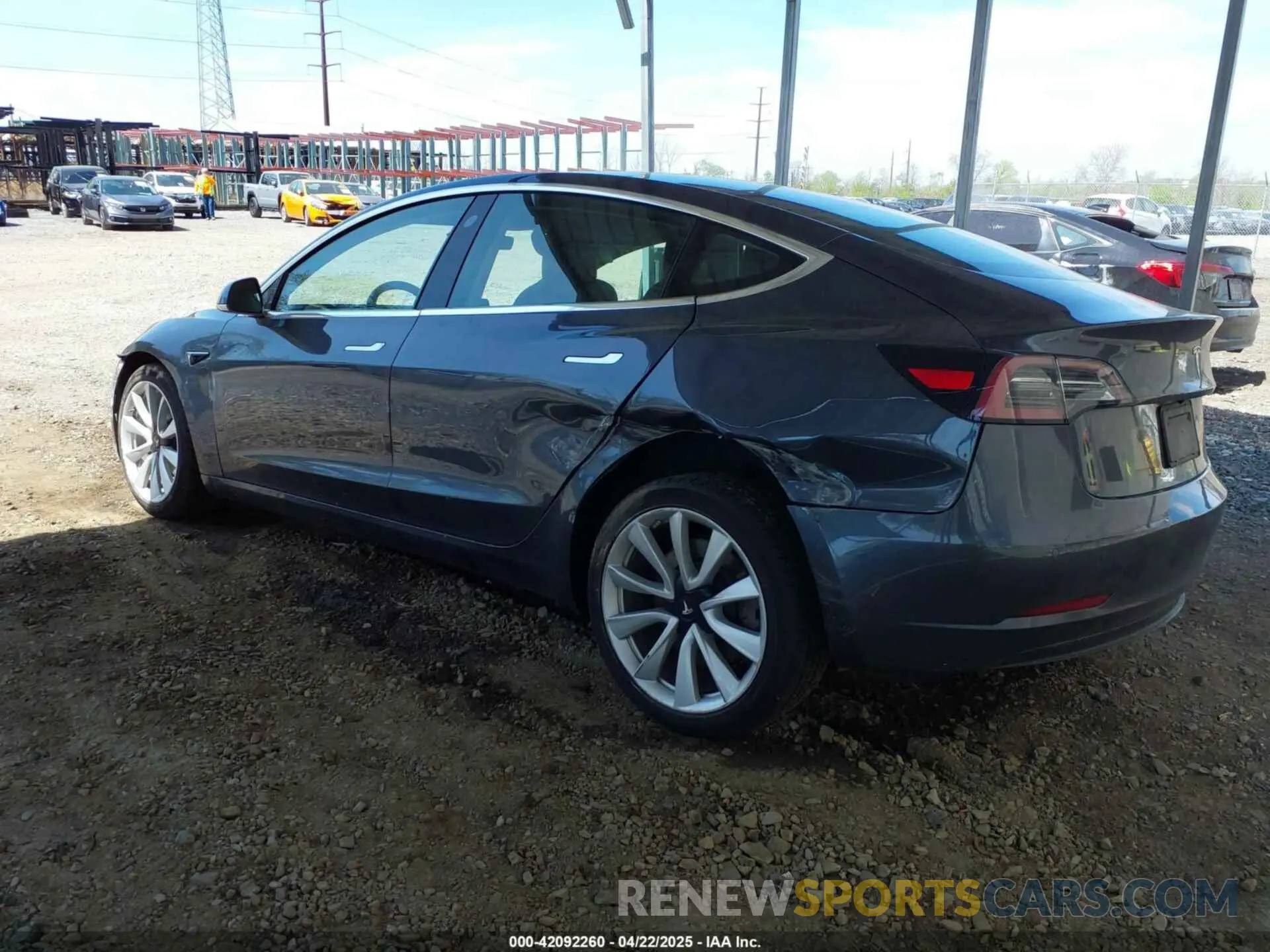 3 Photograph of a damaged car 5YJ3E1EA3KF412603 TESLA MODEL 3 2019