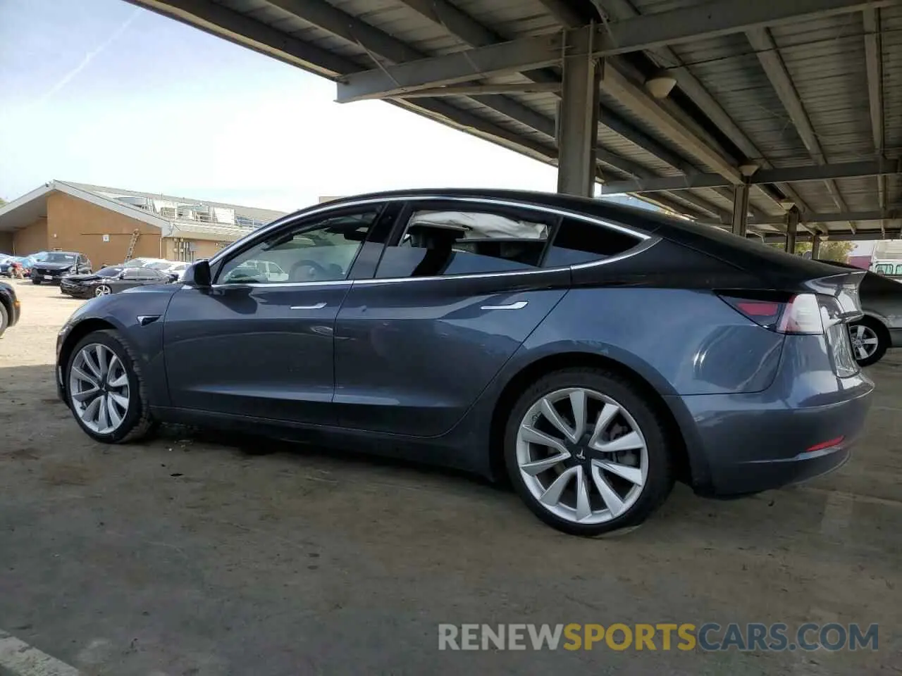 2 Photograph of a damaged car 5YJ3E1EA3KF412665 TESLA MODEL 3 2019