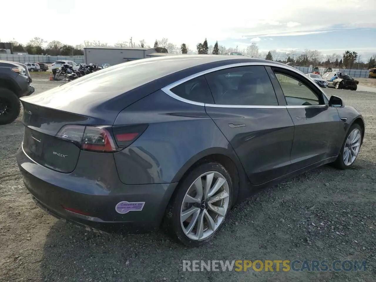 3 Photograph of a damaged car 5YJ3E1EA3KF425416 TESLA MODEL 3 2019